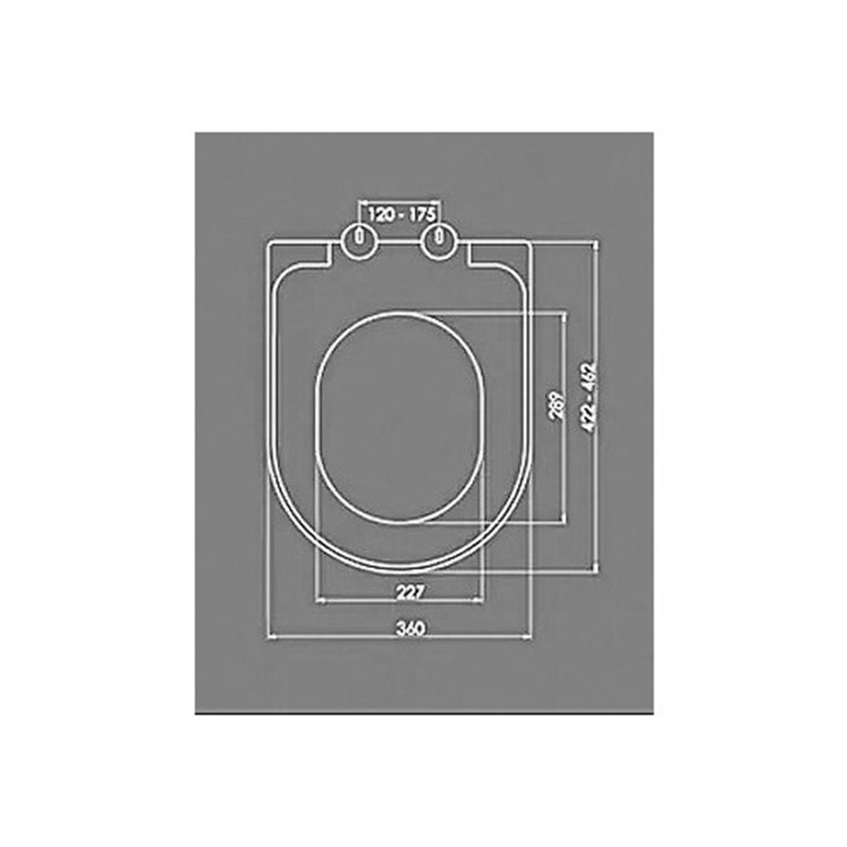 Nkp Gala Plastik Menteşeli Klozet Kapağı