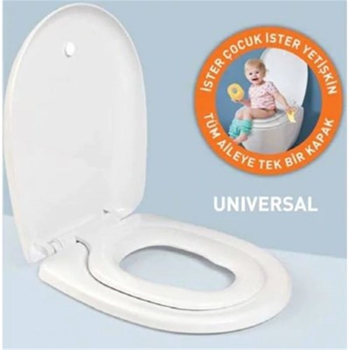 Nkp Thermoplast Çocuk Yetişkin Yavaş Kapanır Klozet Kapağı