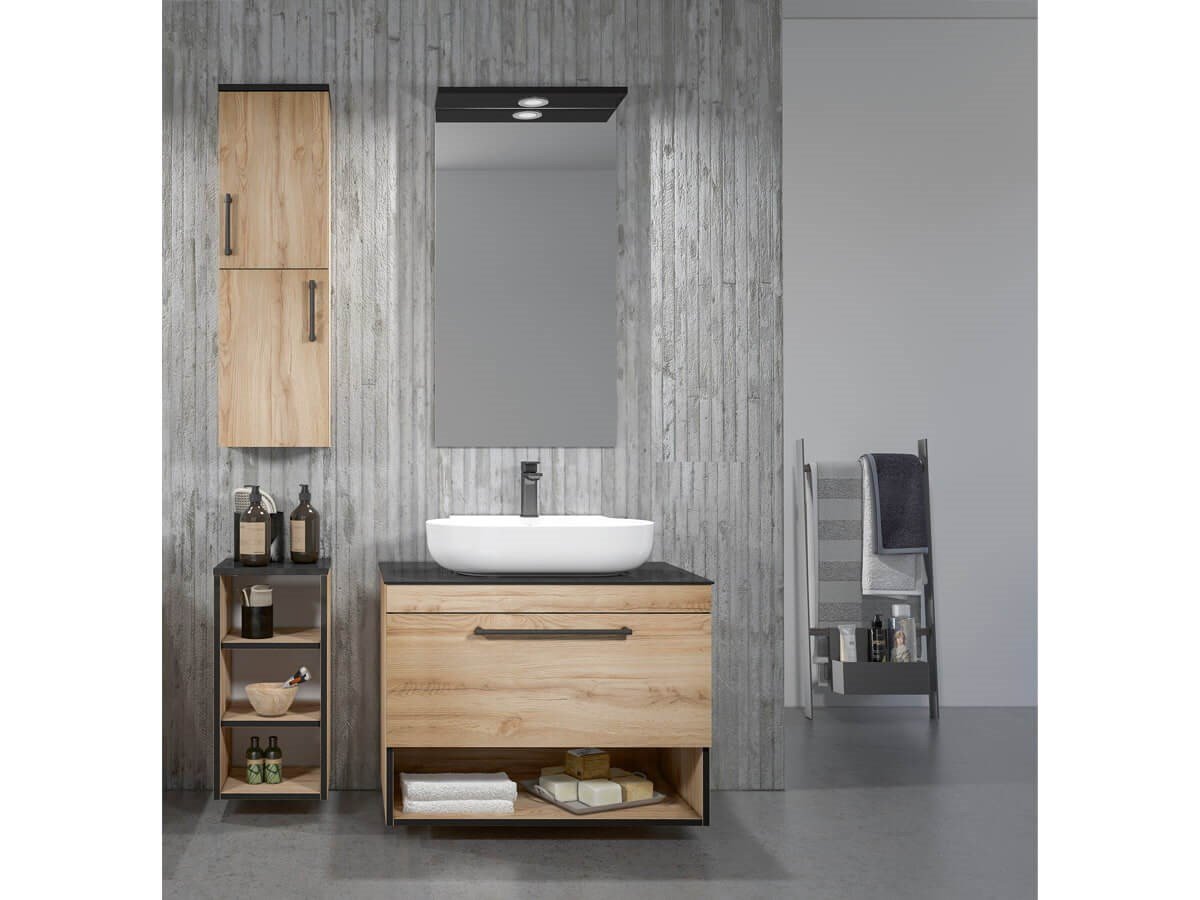 Orka Banyo Knidos Legnano Banyo Dolabı 90 Cm Seramik Lavabo