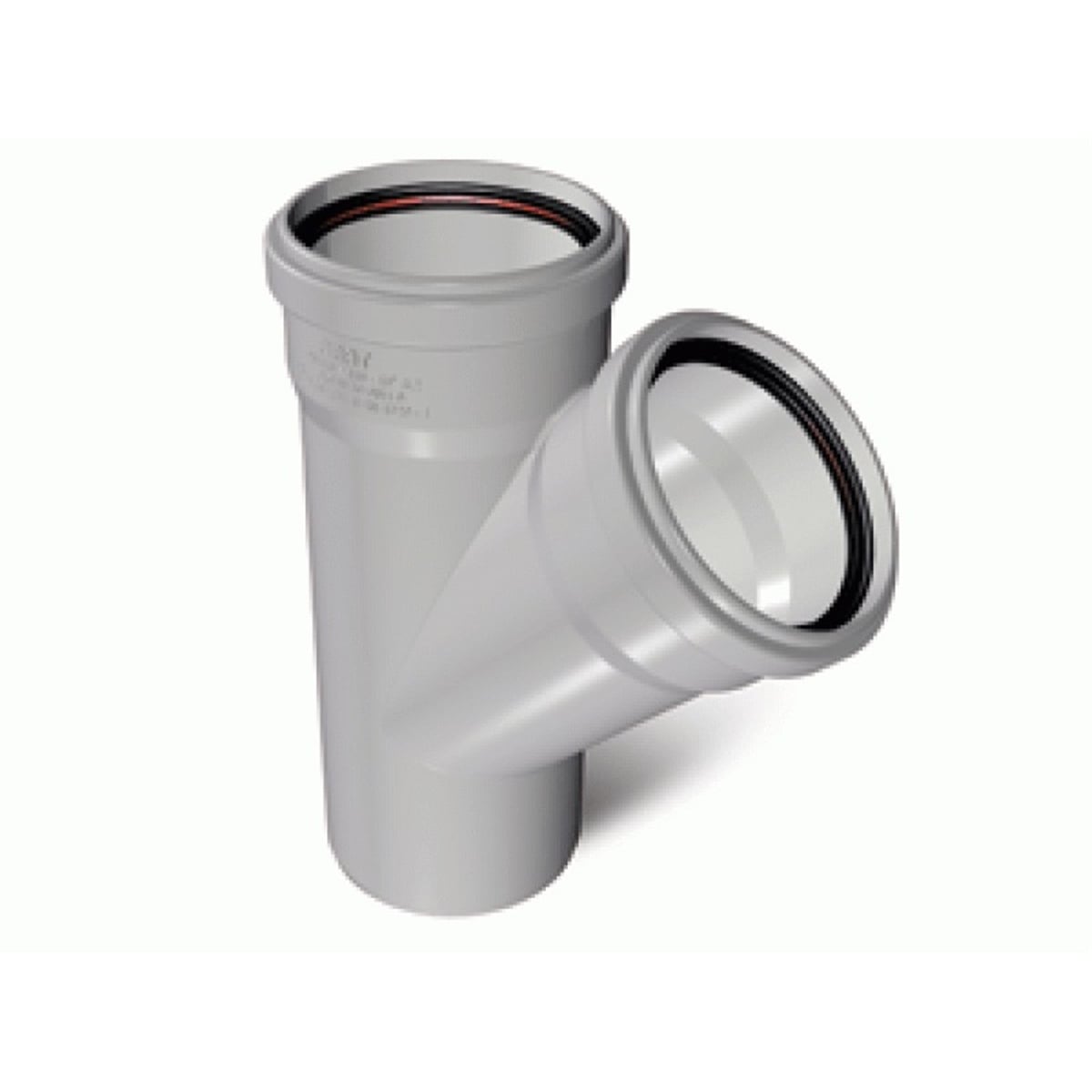 Pvc 100X50 Tek Çatal (45