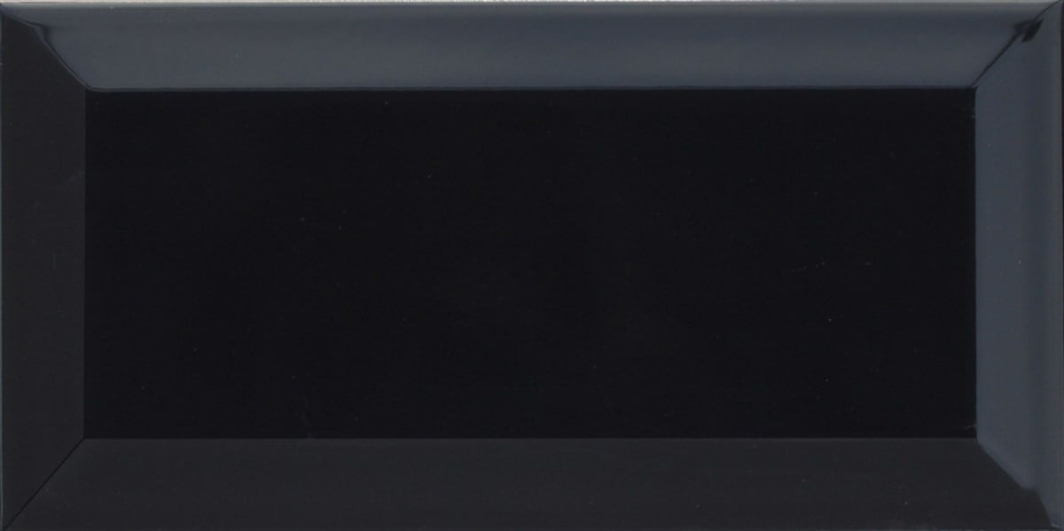 Seramiksan 10x20 Metro Siyah Defolu Duvar Seramiği