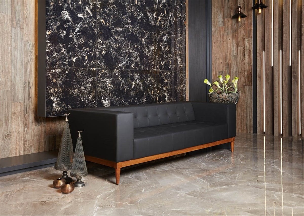 Seramiksan 60x120 Emperador Siyah Defolu Yer ve Duvar Seramiği
