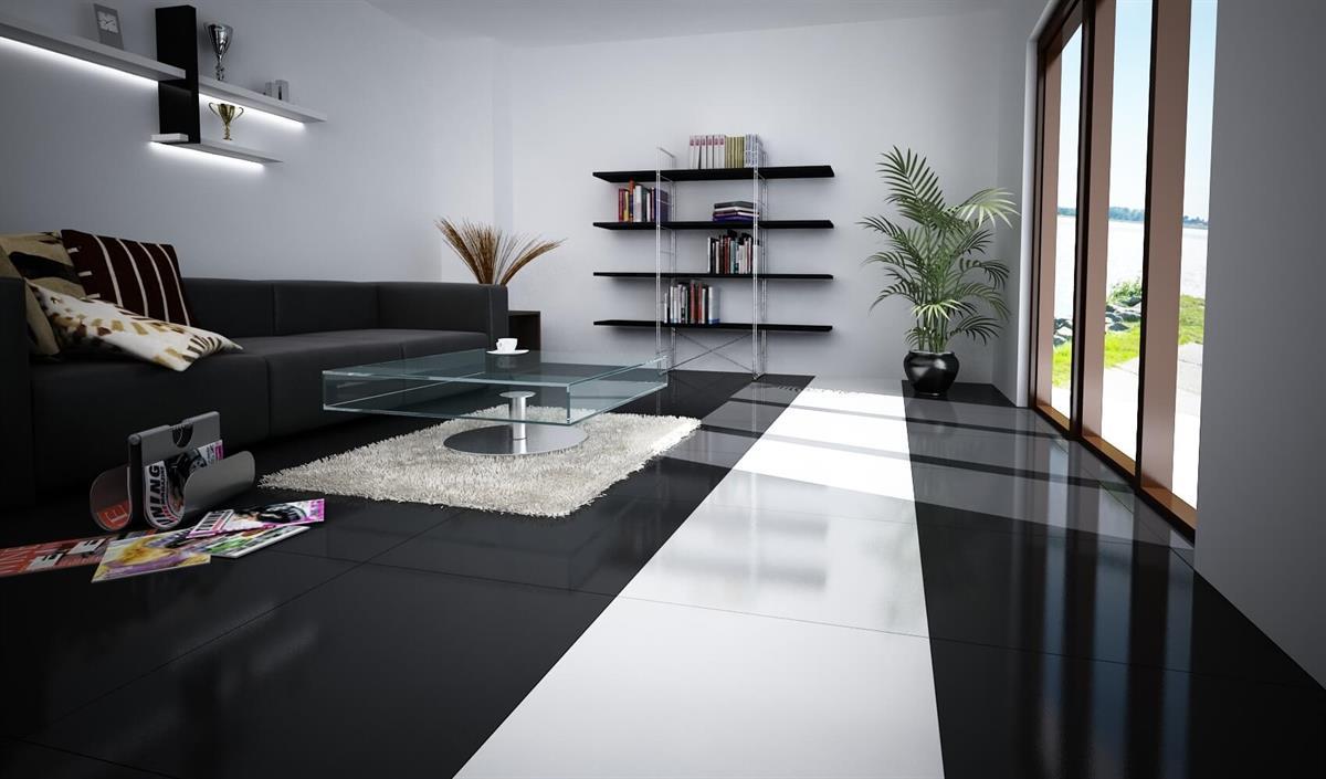 Seramiksan 60x120 Full Parlak Beyaz Yer ve Duvar Seramiği