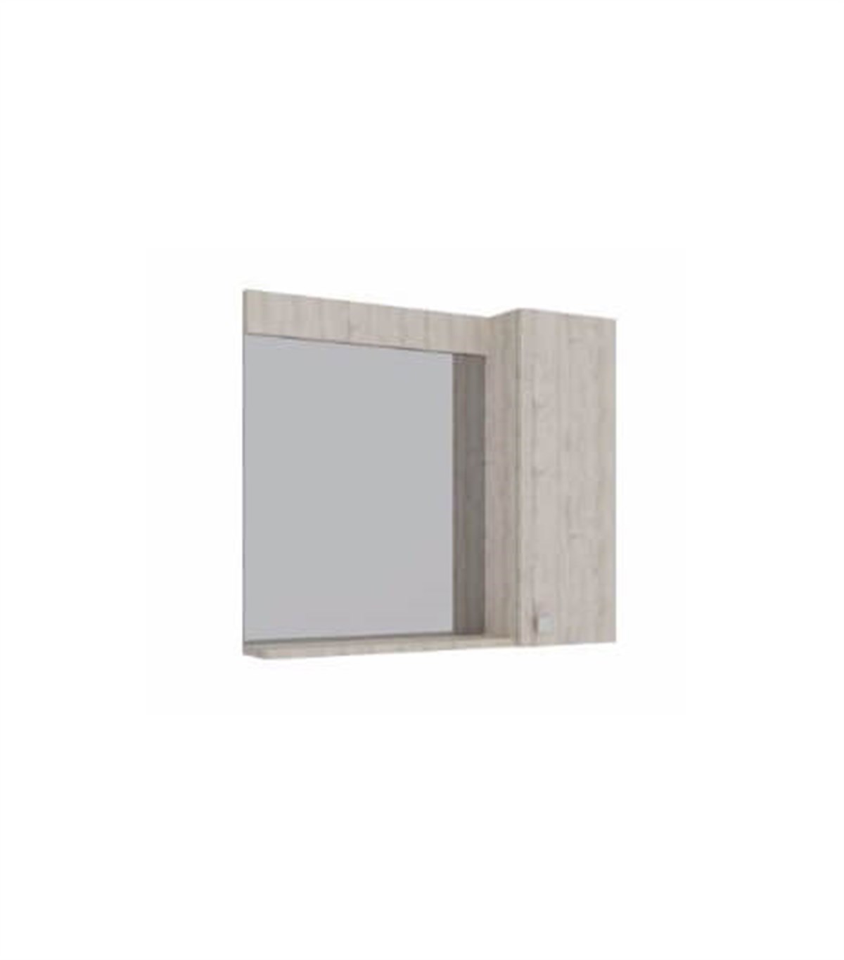 Seramiksan Banyo Dolabı Luna 80 Cm Rustica + Lavabo