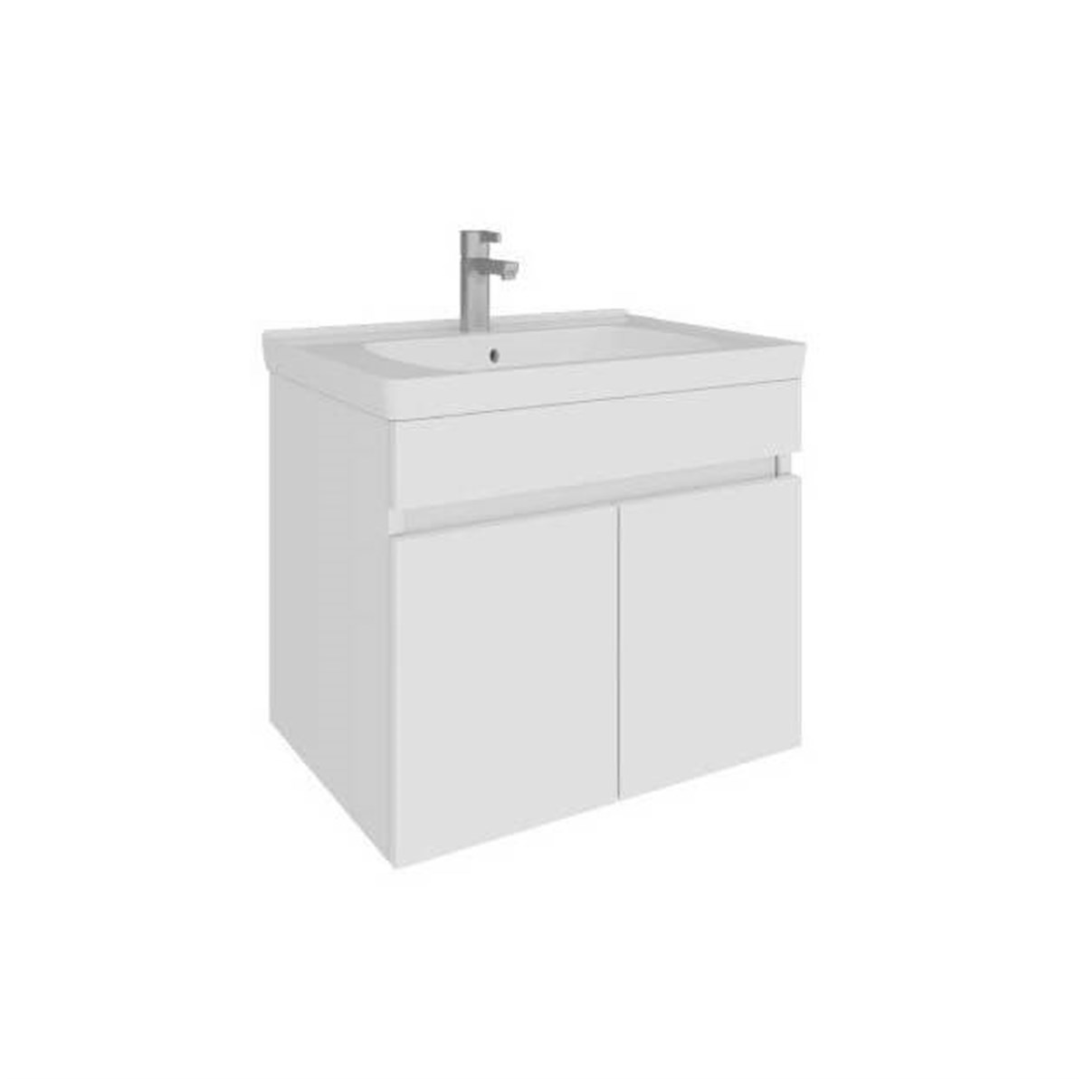 Seramiksan Banyo Dolabı Pino 60 Cm Beyaz + Lavabo