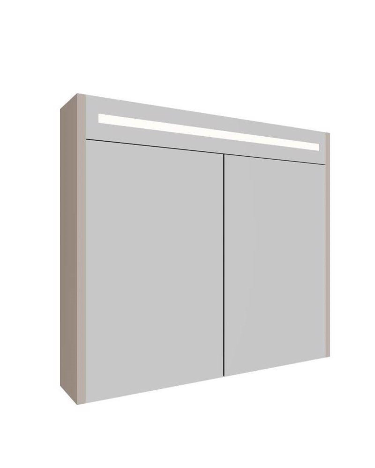 Seramiksan Banyo Dolabı Solaris  80 Cm Parlak Latte + Lavabo
