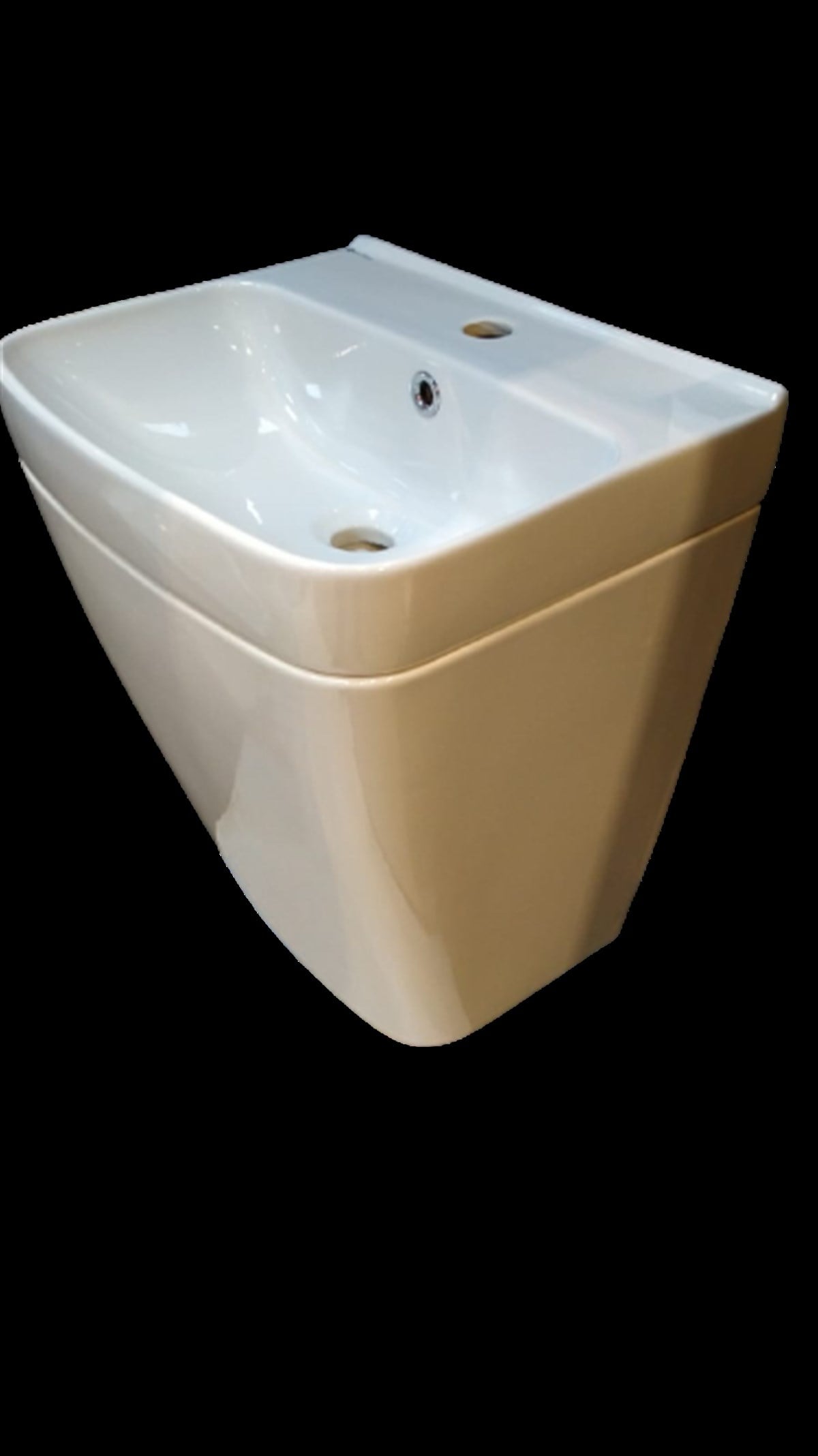 Seramiksan Bold Mono Blok Beyaz Lavabo