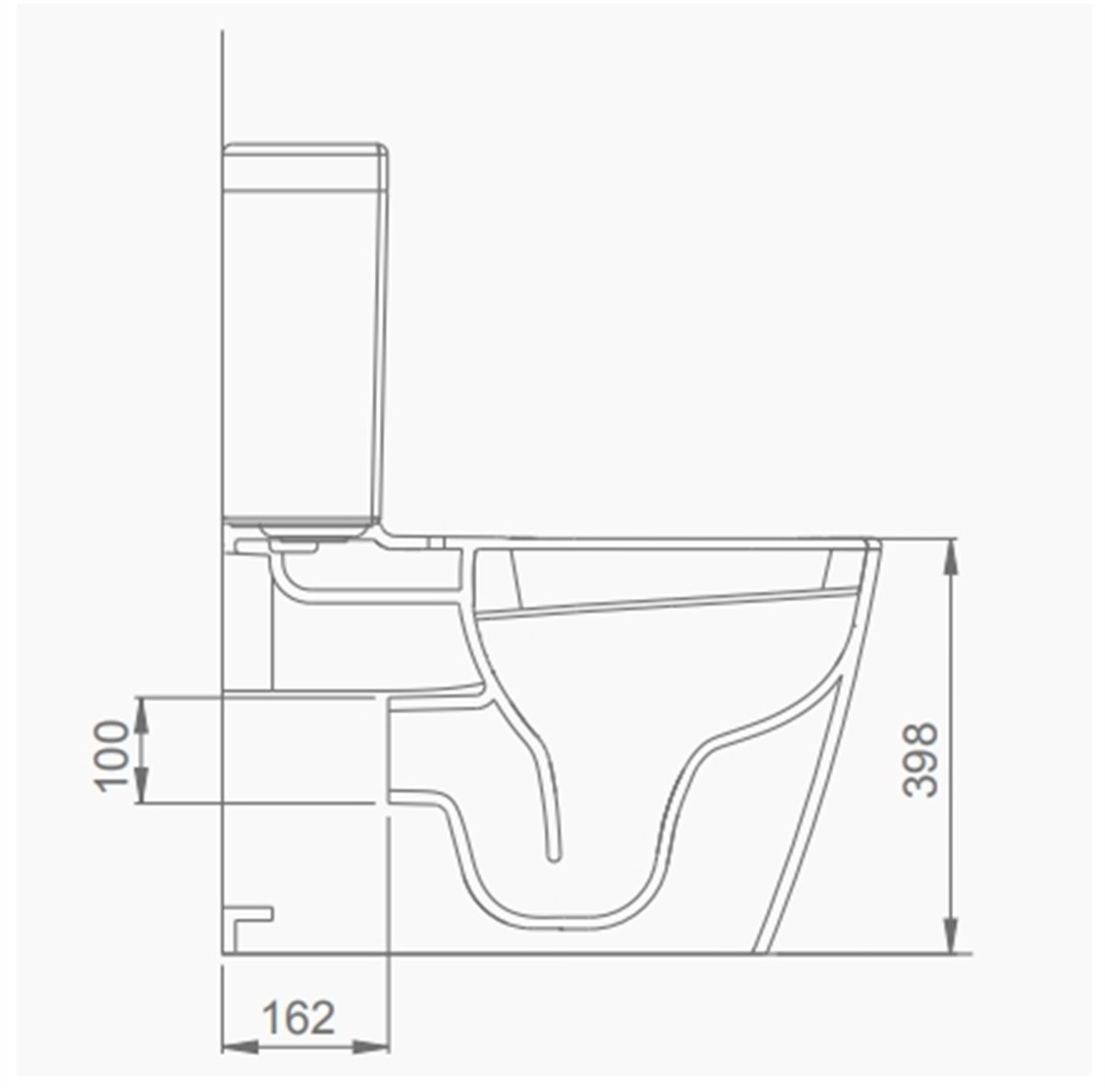 Seramiksan Luna Klozet+Rezervuar+3/6 Geberit İç Takım+Soft Kapak