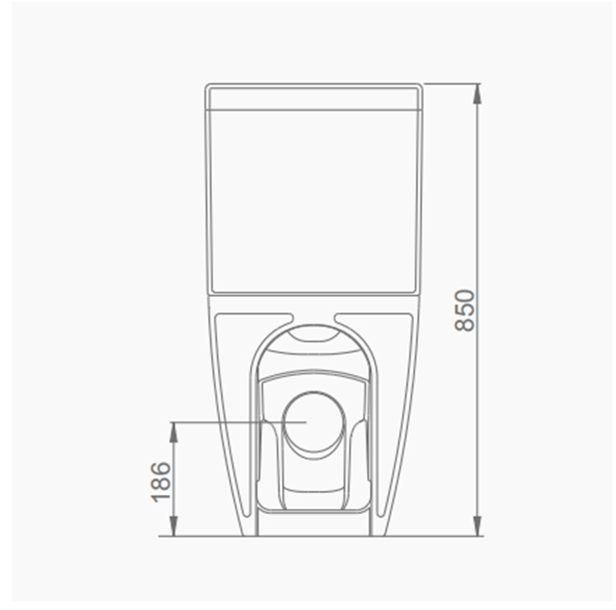 Seramiksan Luna Klozet+Rezervuar+3/6 Geberit İç Takım+Soft Kapak