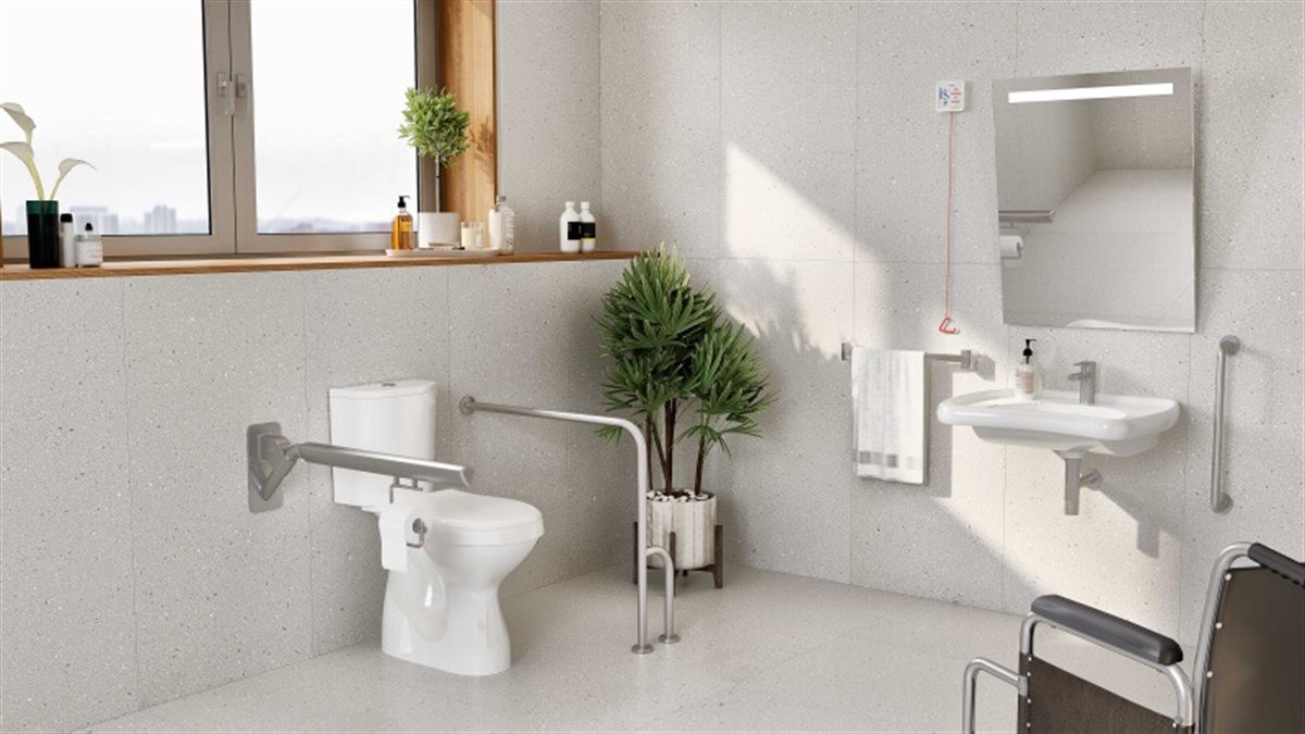Seramiksan Natura Alttan Çıkışlı Engelli Klozet+Rezervuar+Soft Kapak+İç Takım