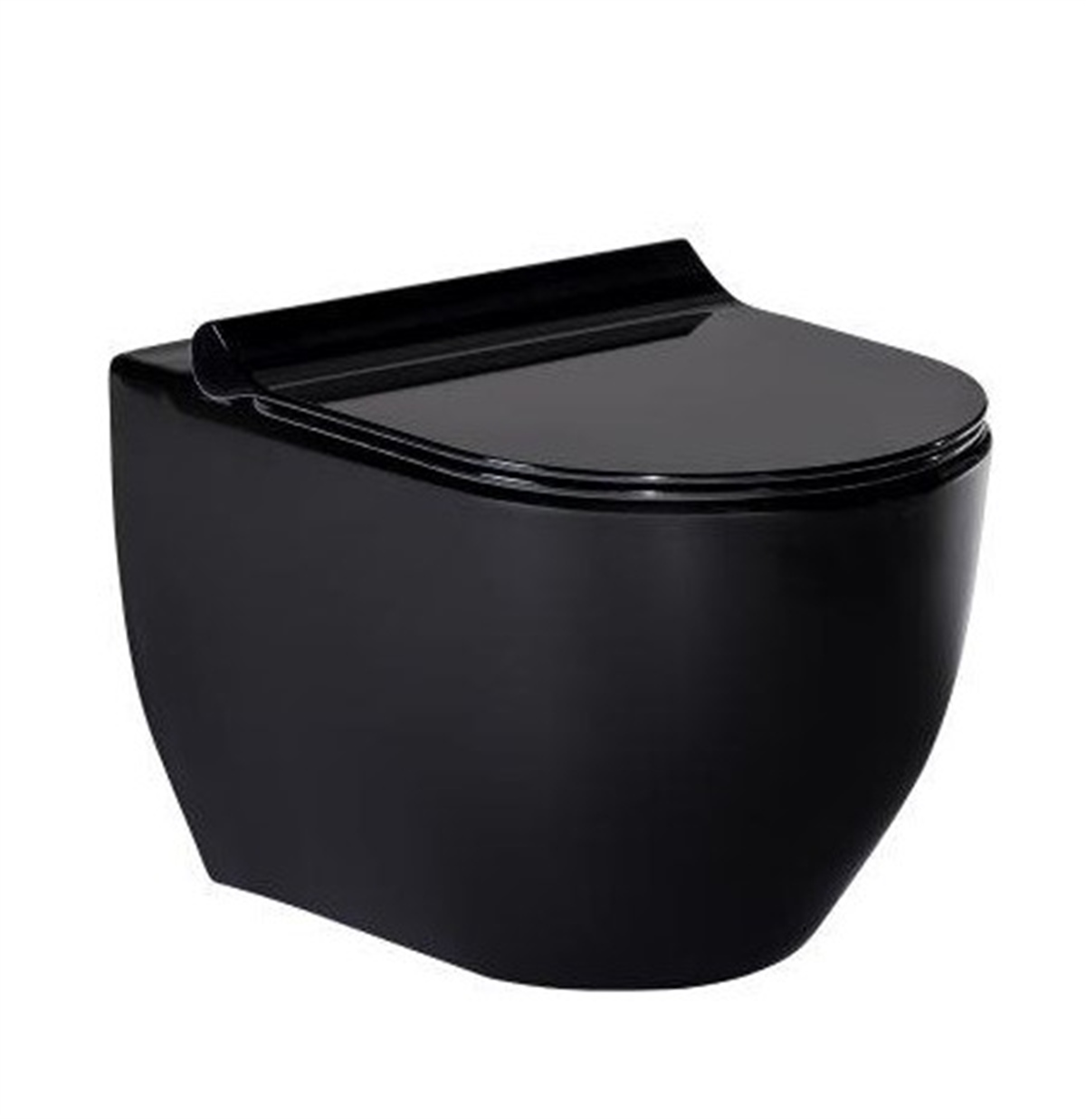 Seramiksan Ocean Plus Siyah Asma Klozet + Soft Kapak