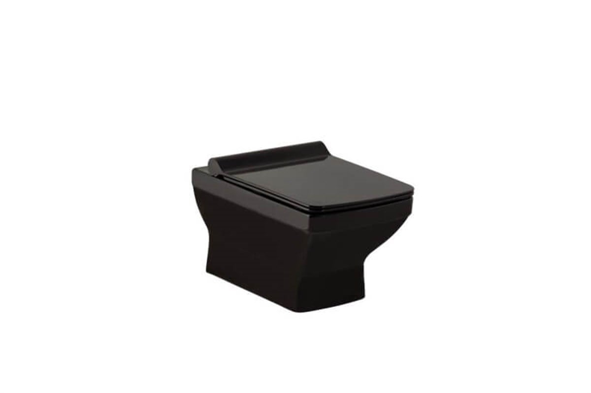 Seramiksan Silva Asma Klozet Parlak Siyah