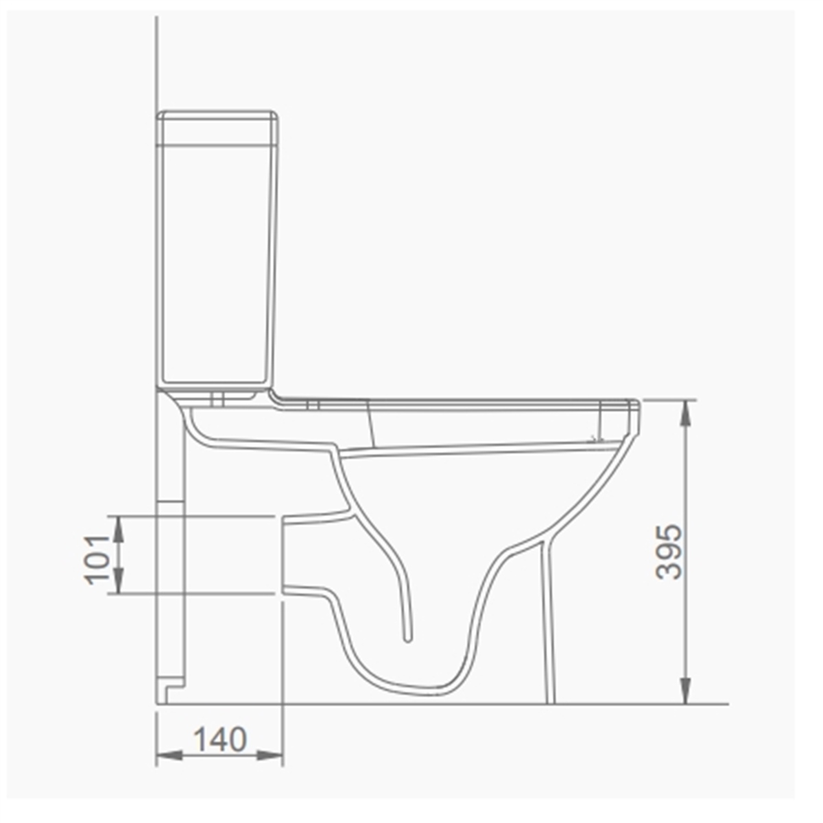 Seramiksan Silva Klozet+Rezervuar+Slim Soft Kapak+Geberit İç Takım