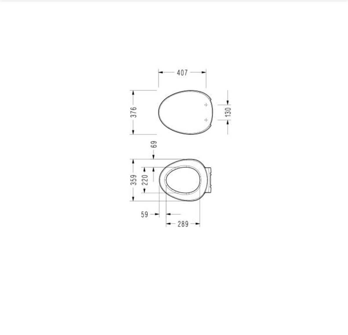 Serel Amphora Orion Soft Klozet Kapağı