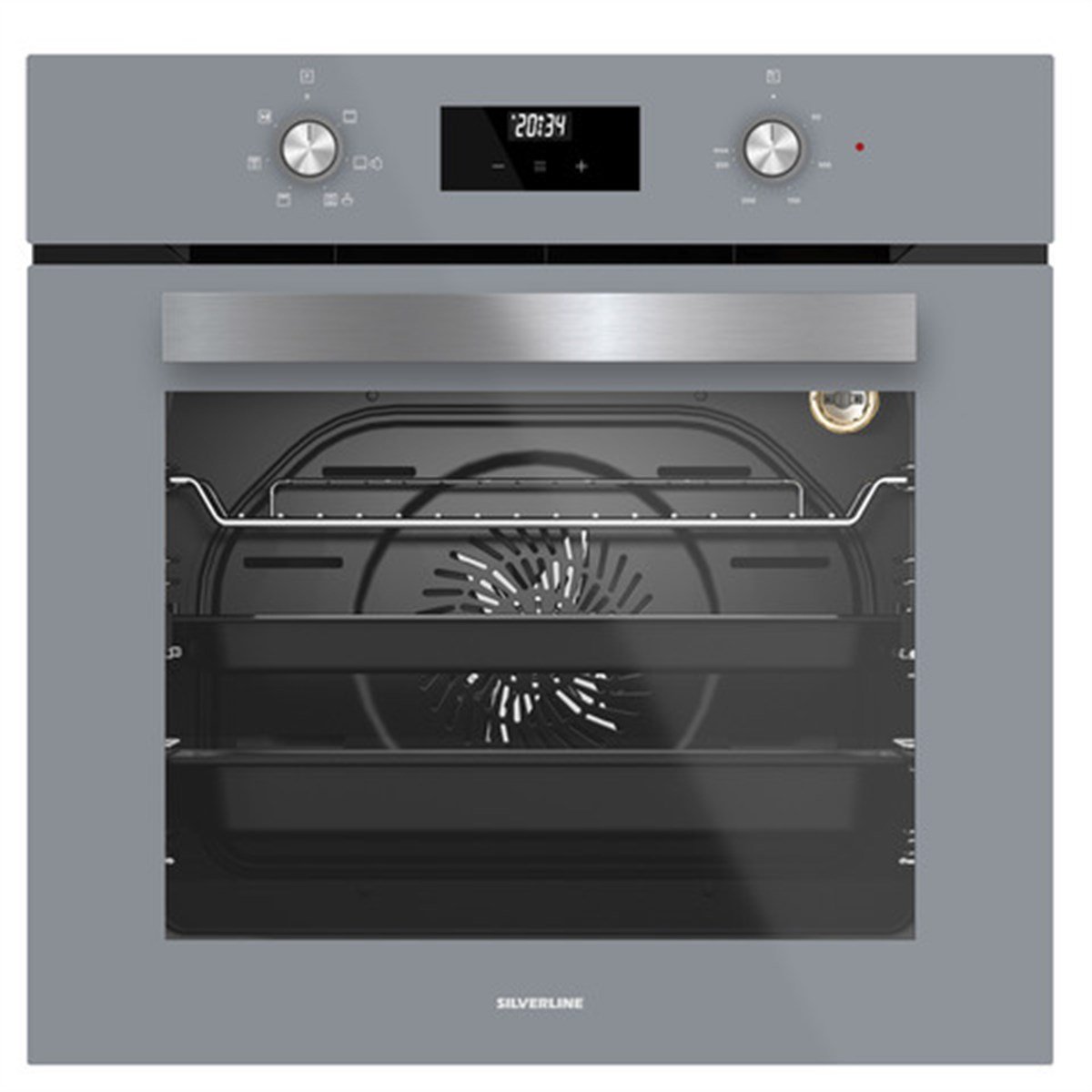Silverline Gri Dijital 6 Fonksiyonlu Turbo Fırın BO6502S02