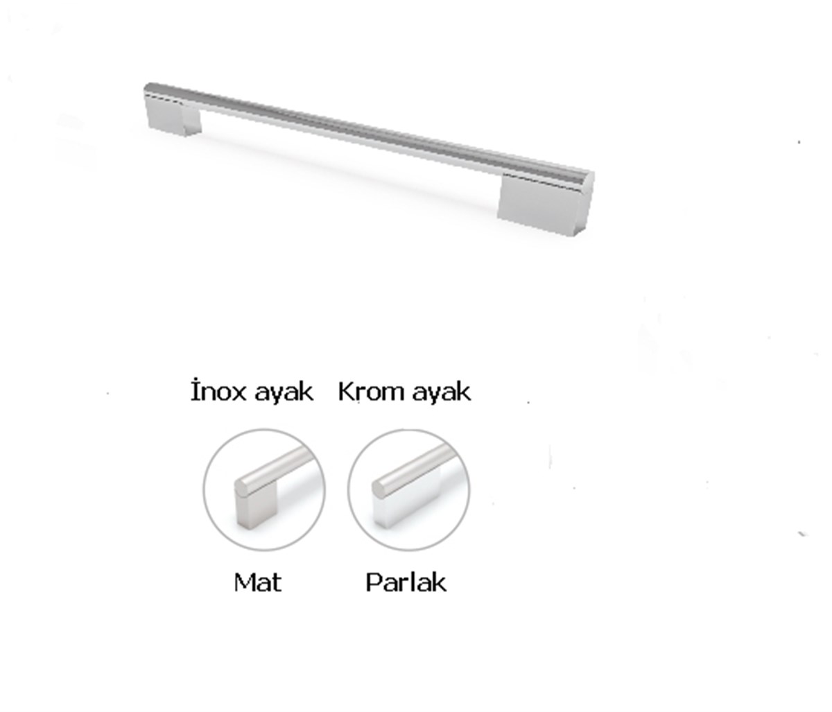 SOF 2216 SEKOYA KROM KULP 25 MM KROM AYAK 160 MM