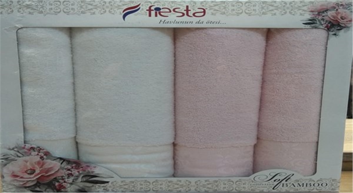 Soft Bambu Jakarlı Hamam Takımı