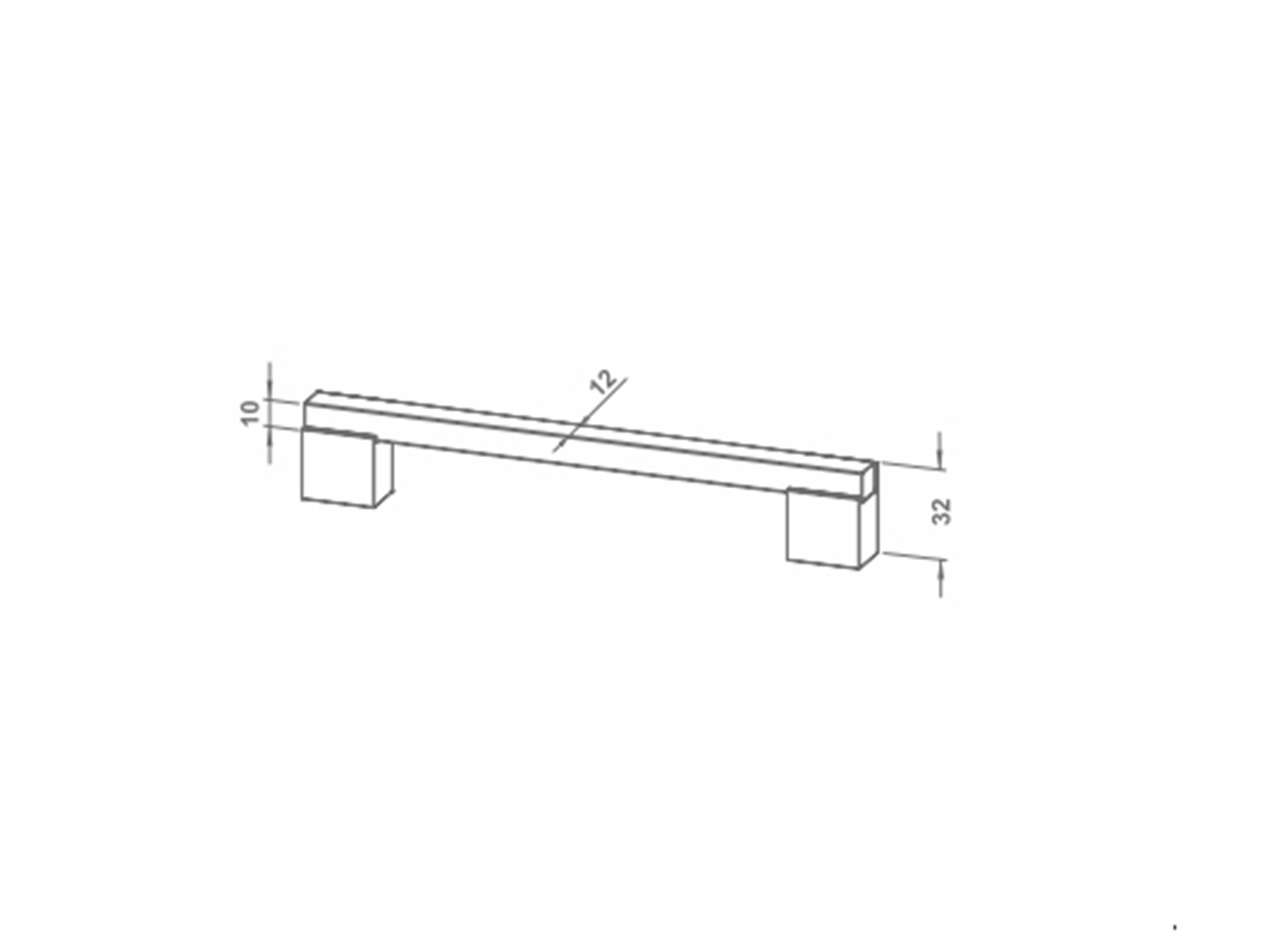 Sofuoğlu 2205 Kayacık Siyah Kulp 25 Mm Krom Başlı 160 Mm