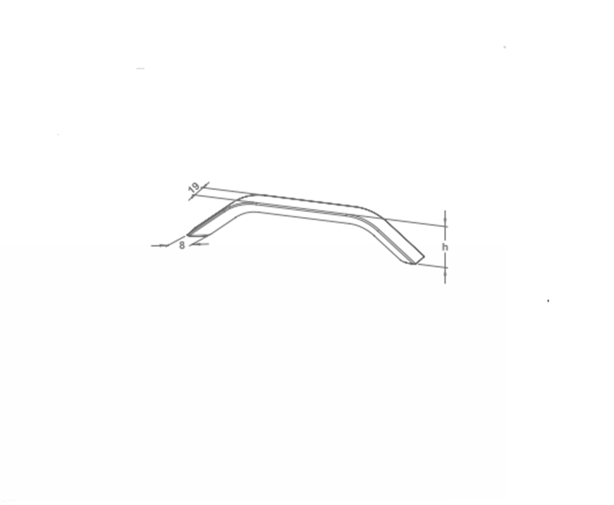 Sofuoğlu 3203 Yıldırım Kulp Krom 160 Mm