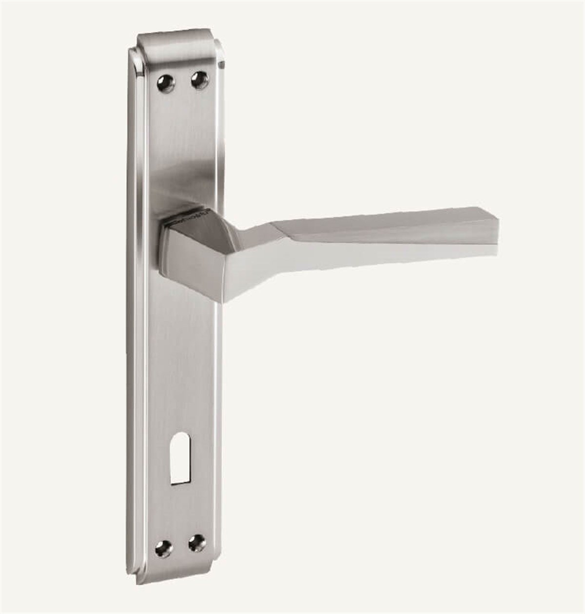 Sofuoğlu Yıldız Aynalı Zamak Füme Saten İç Oda Kapı Kolu