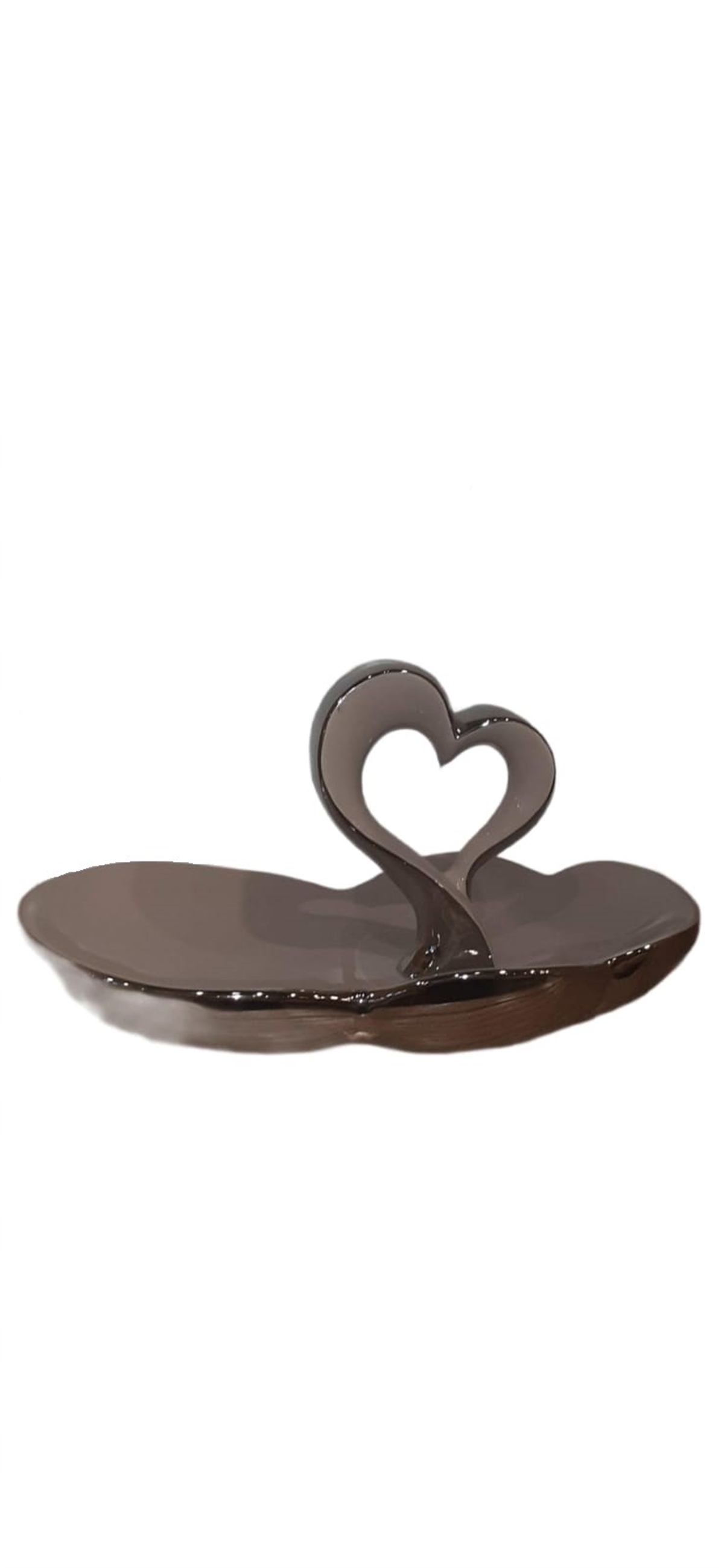 Star Nc 015 Kapiçino Gümüş Kalpli Kapak 40 Cm