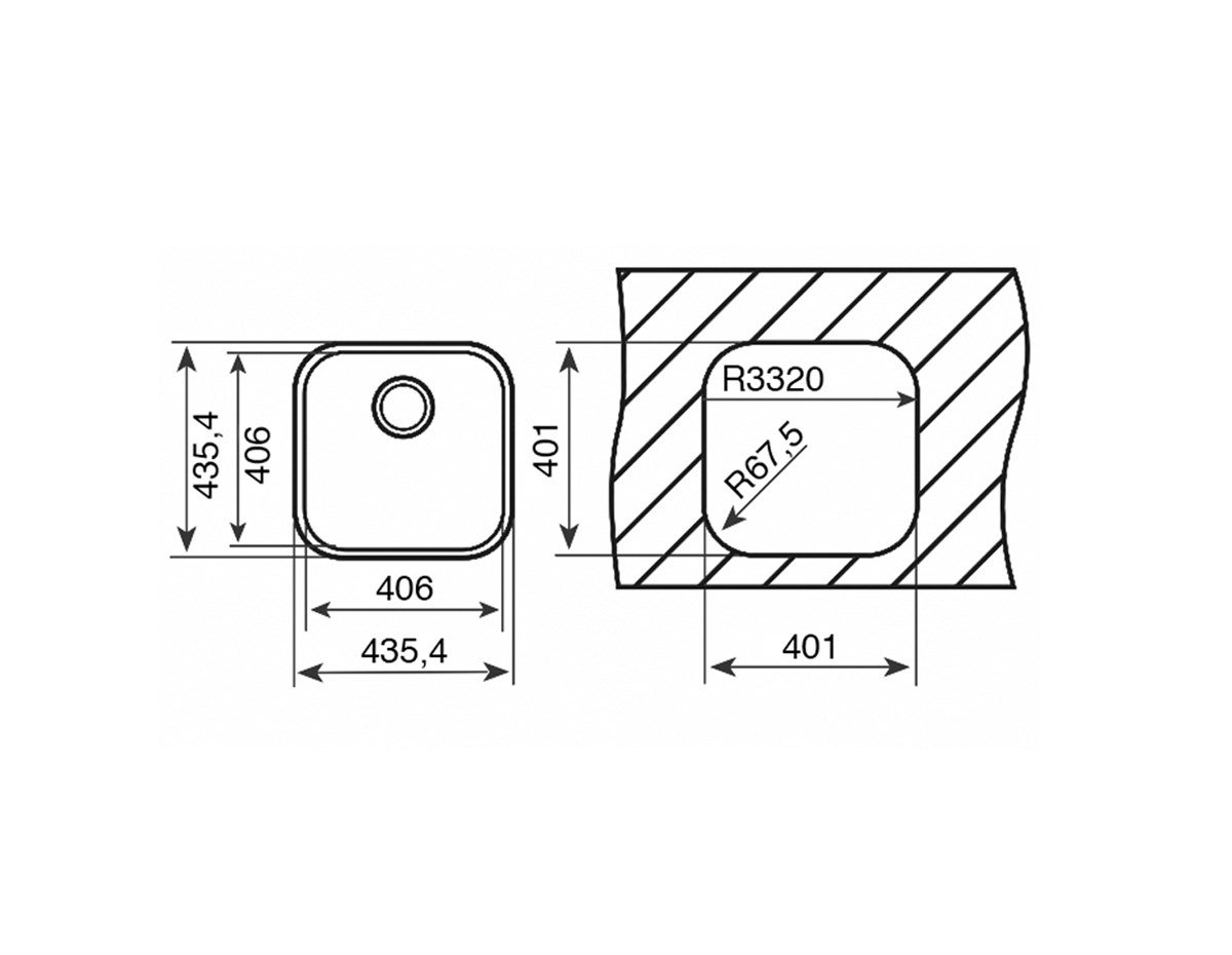 Teka Be 40.40 Mikro Keten Tezgah Altı Evye