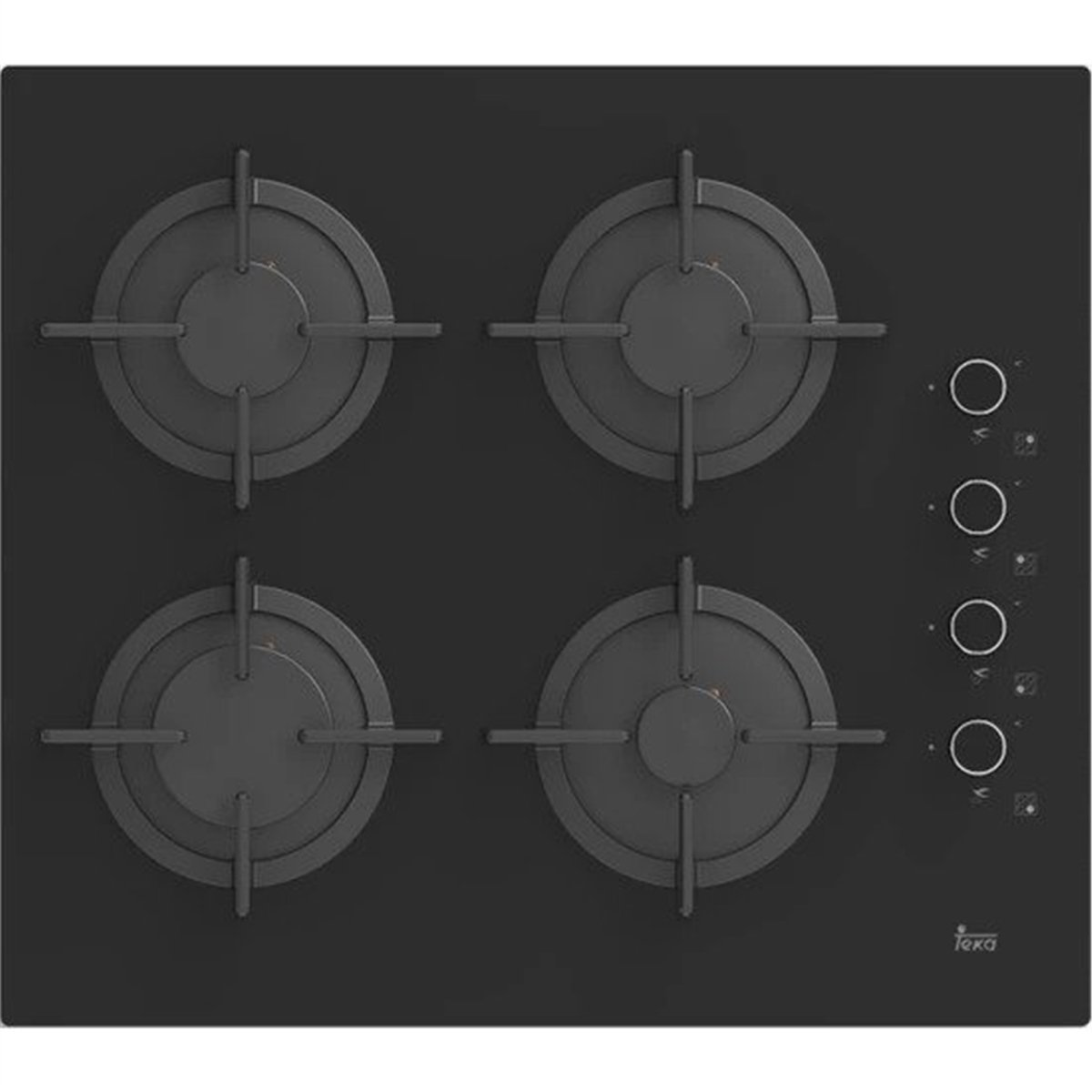 Teka Chef 3 Ankastre Set Siyah (Hak625n Fırın + Hellux60 4g Aı Al L Ocak + Atv 60 Davlumbaz)
