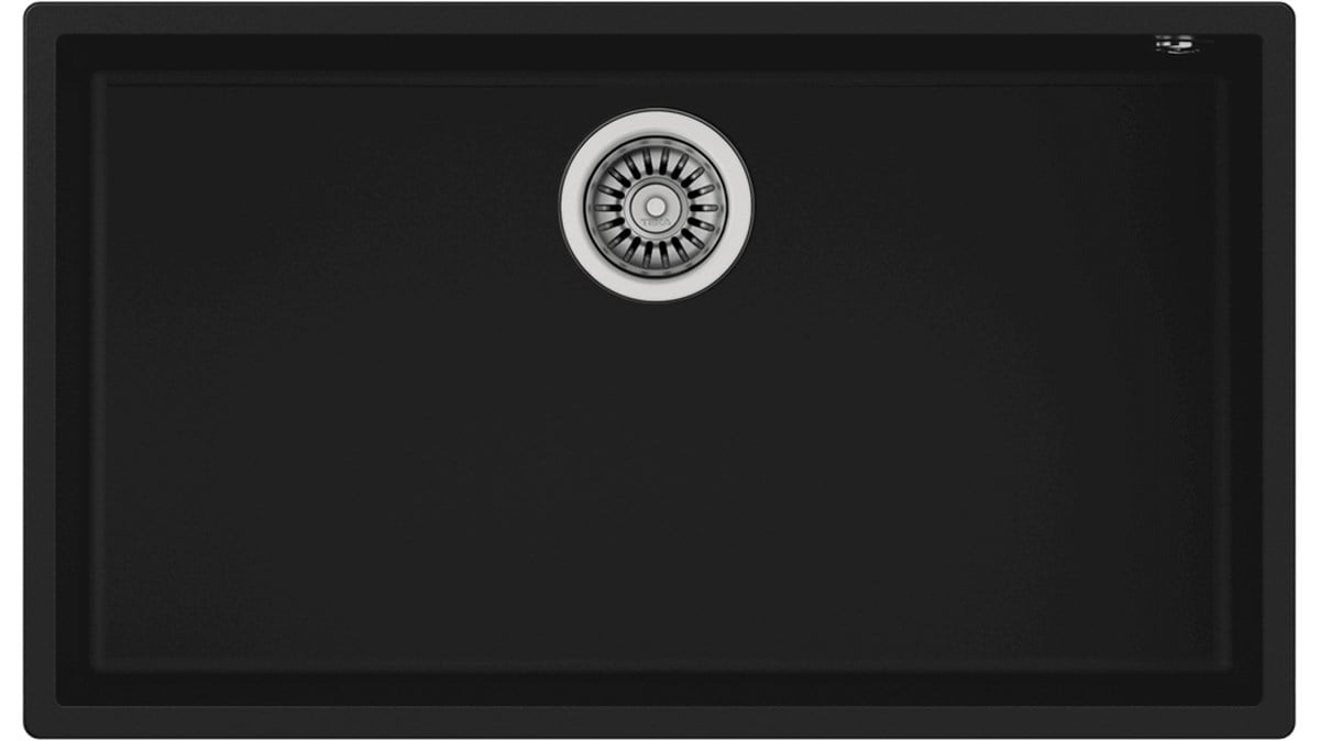 Teka Square 72.40 Tg Tek Hazneli Tezgahaltı Tegranite Siyah Eviye 115230015