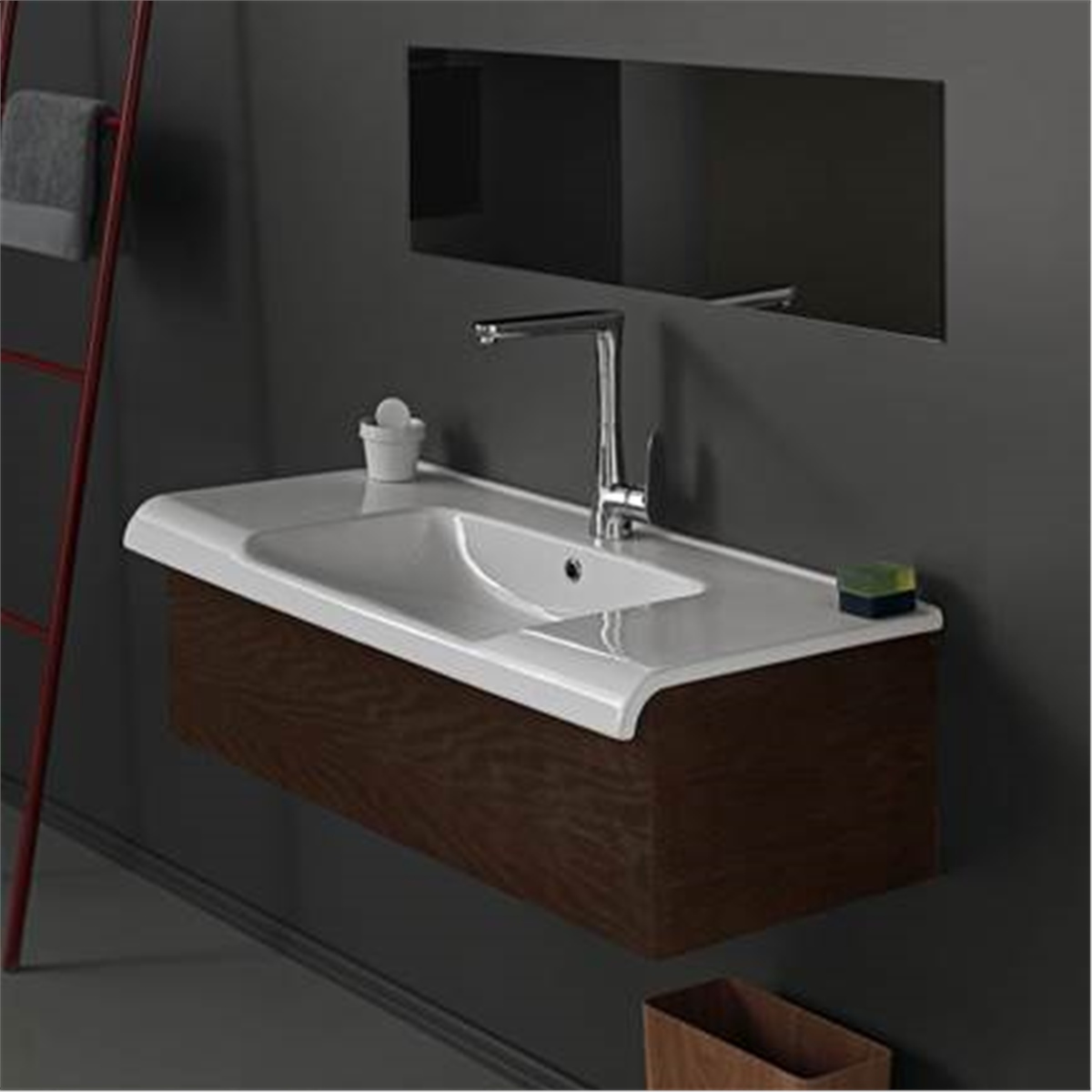 Turkuaz 100X50Cm Anova Etejerli Lavabo 090800