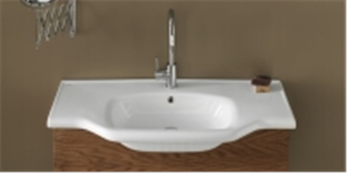 Turkuaz Yeni Klasik 55X48 Cm Etajerli Lavabo 081100