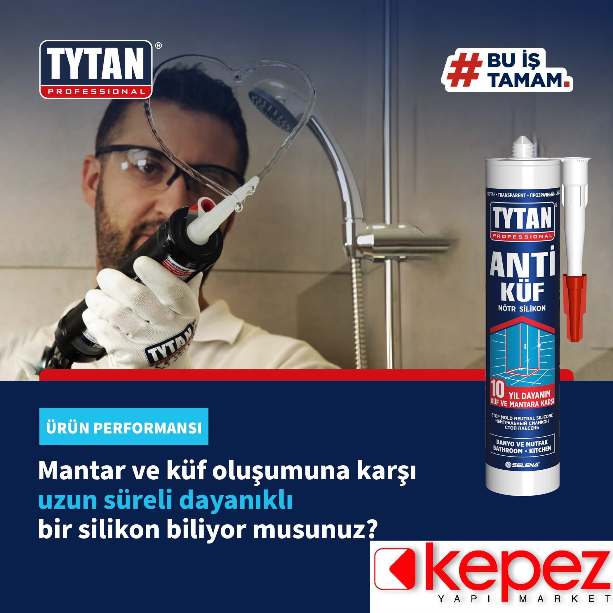 Tytan Anti Küf 4 Lü Paket Şeffaf Silikon 280 ML