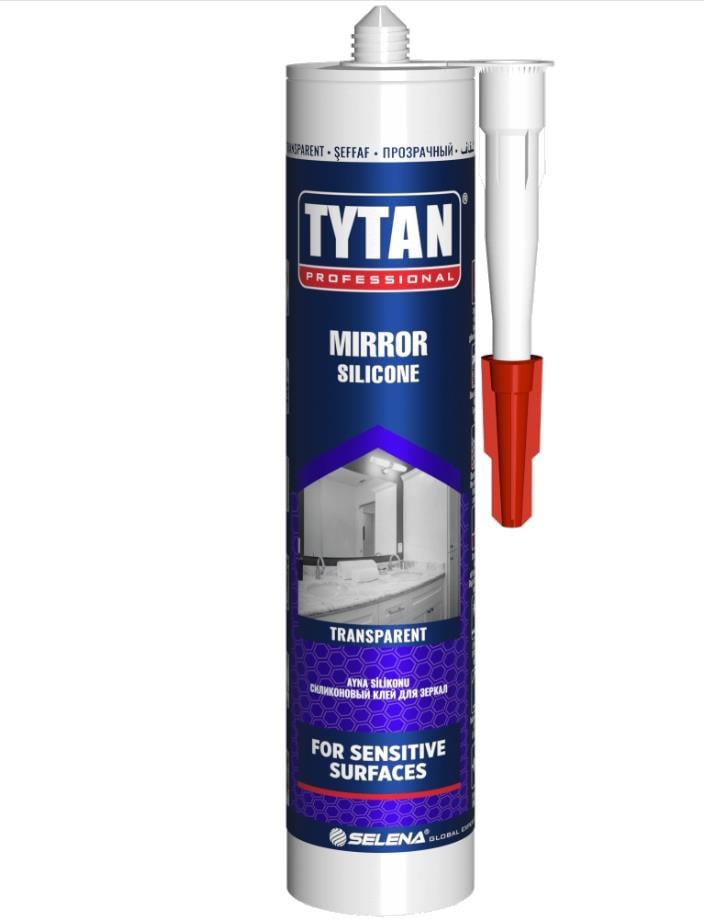 Tytan Ayna Silikonu Şeffaf 280 ML 