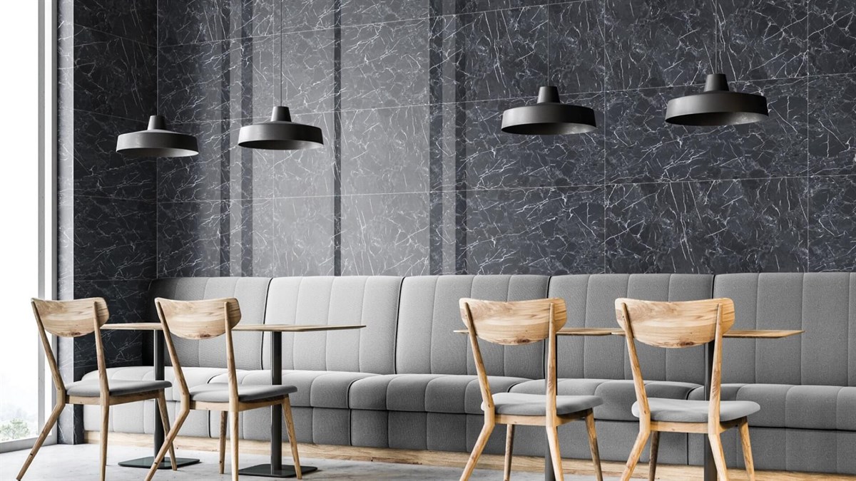 Uşak Seramik 60x120 Siyah Mermer Yer ve Duvar Seramiği