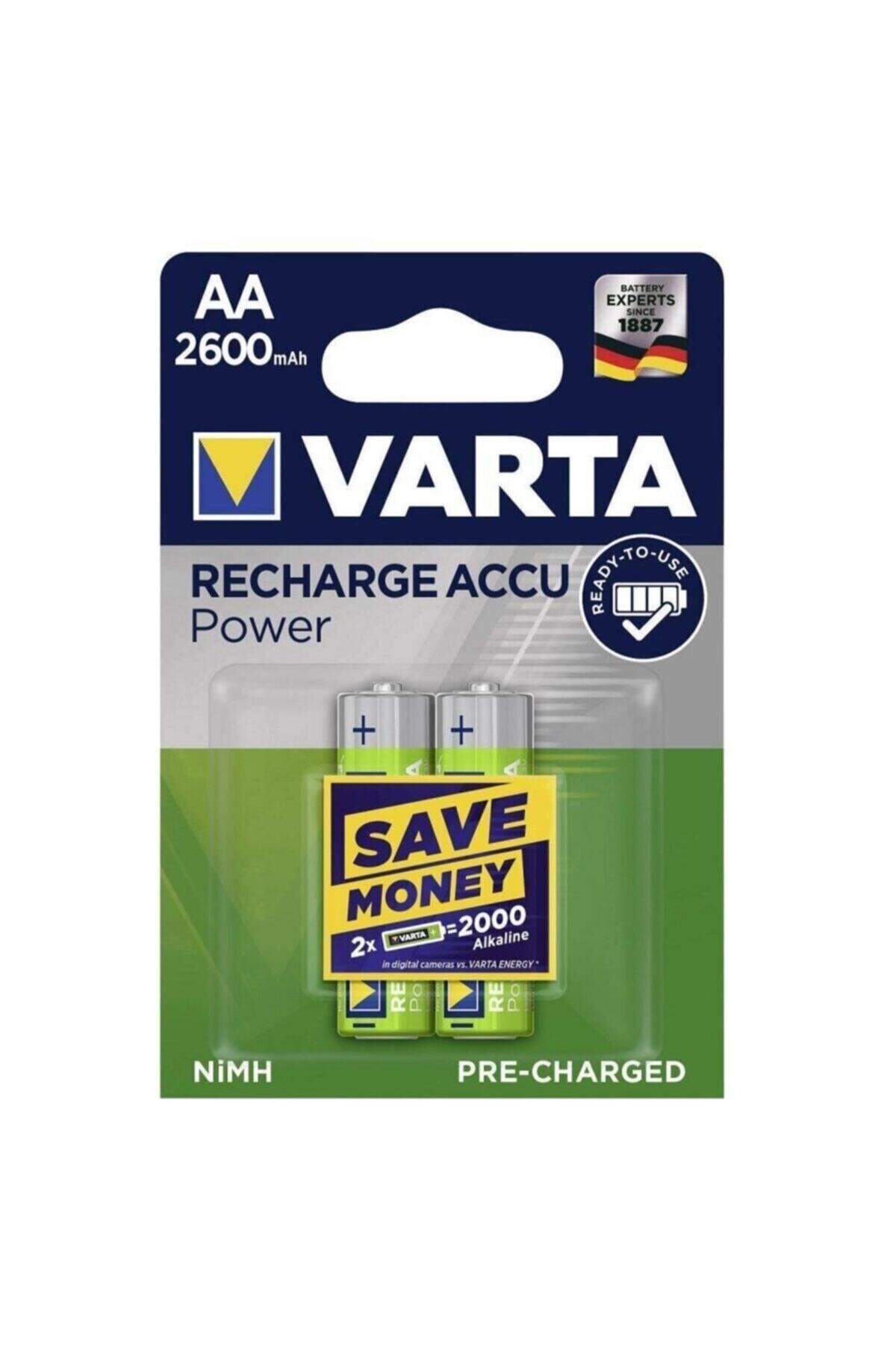Varta Şarj Edilebilir Accu 2600 mAh 2xaa 5716101402