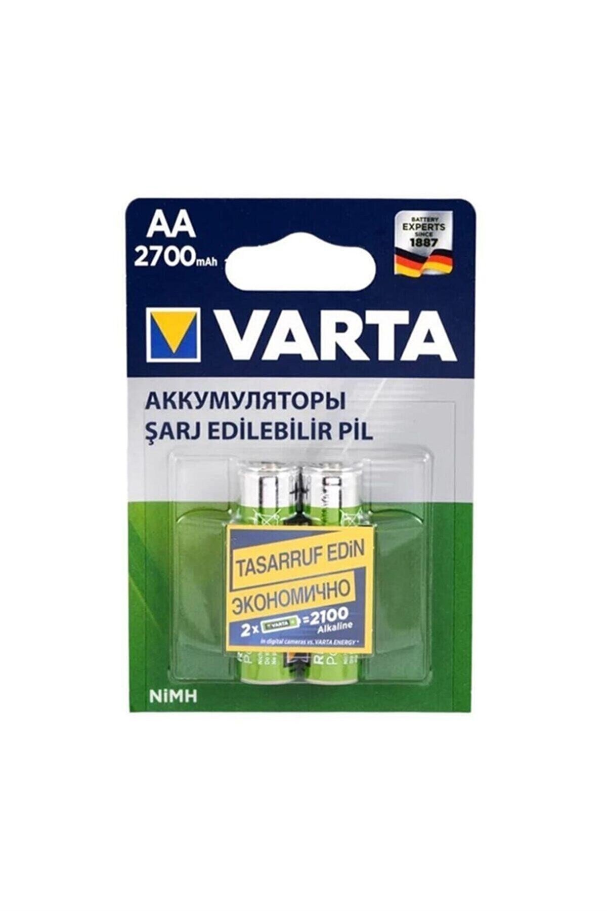 Varta Şarj Edilebilir Accu 2700 mAh 2xaa 5706301402