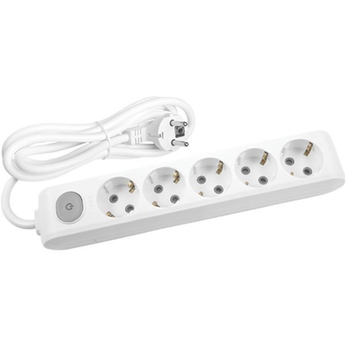 Viko Anahtarlı ve Çocuk Korumalı 5 Metre Kablolu Beşli Priz 90117505