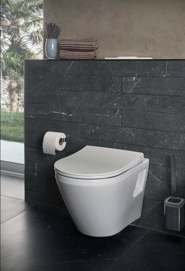 Vitra İntegra Round Rim-Ex Asma Klozet ve Soft Kapak