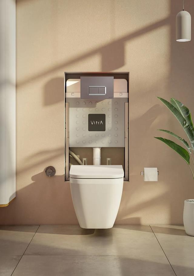 Vitra İntegra Square Rim-Ex Beyaz Asma Klozet Ve Soft Kapak