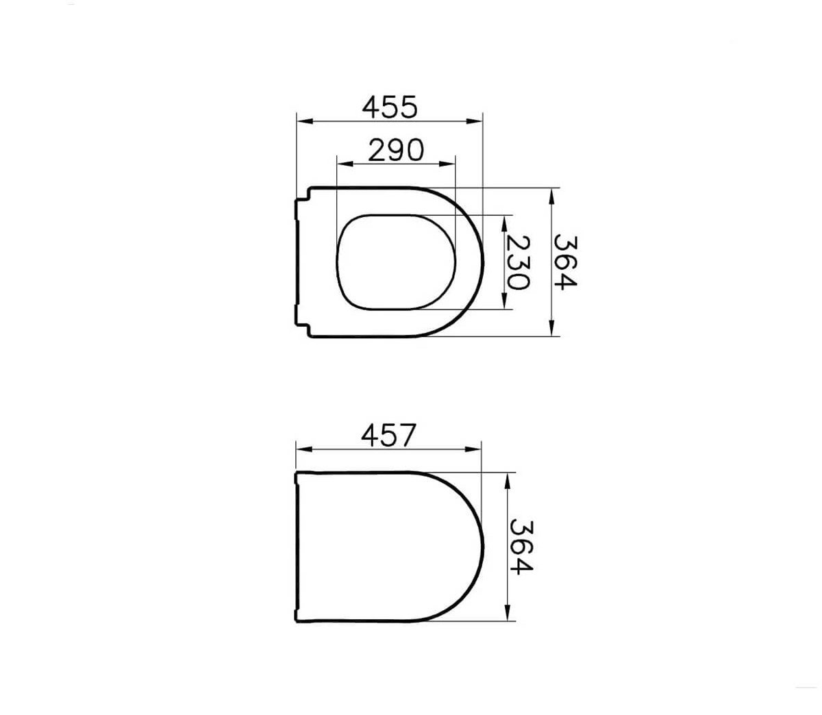 Vitra Universal Droplast Slim Klozet Kapak 110-003-009