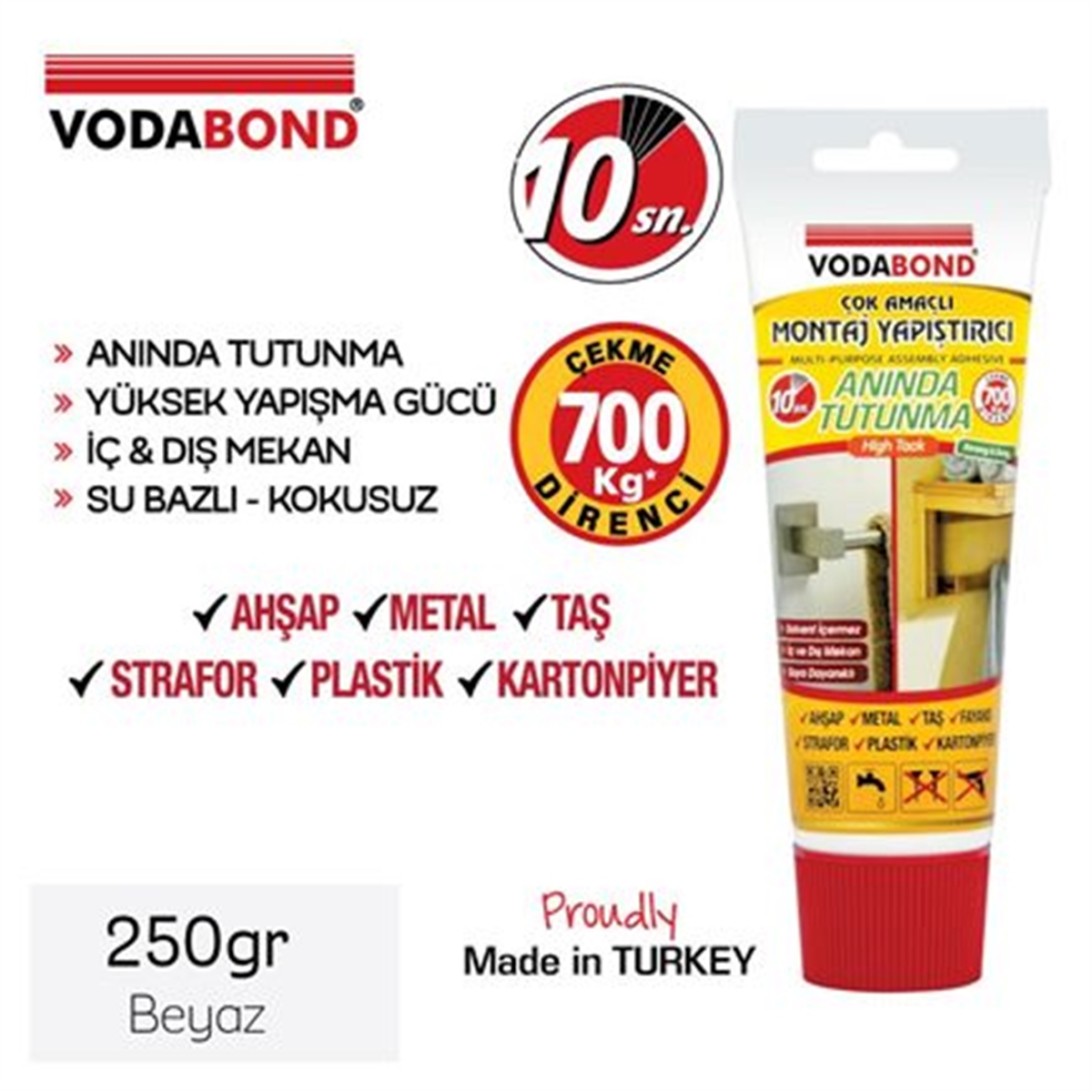 Vodabond Genel Montaj Yapıştırıcı 200 gr