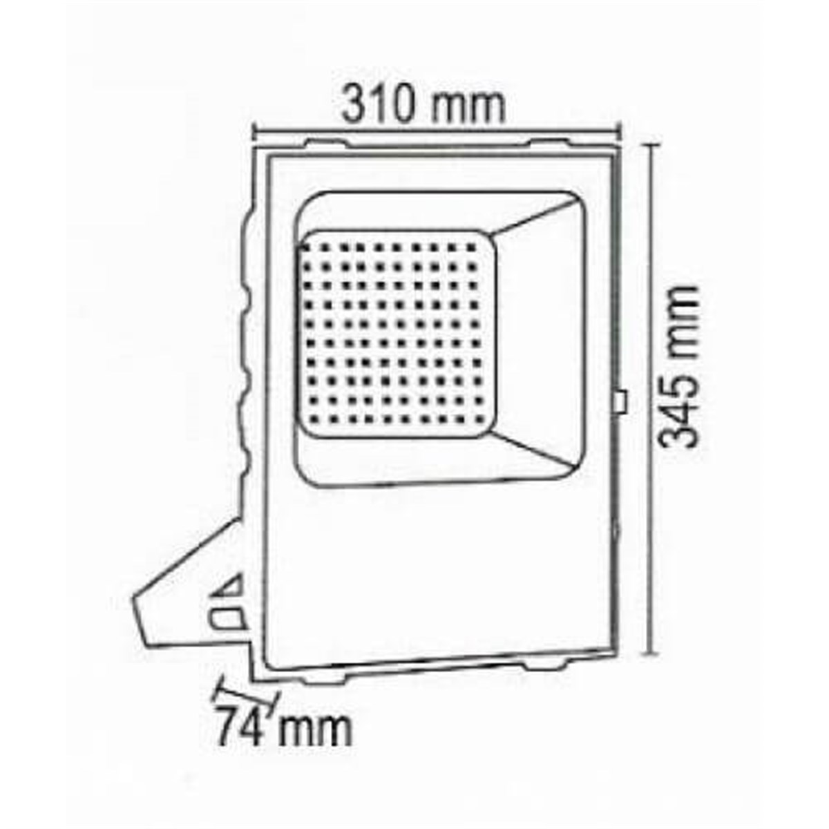 Voltek 150 W LED Projektör Armatür Beyaz 6500K