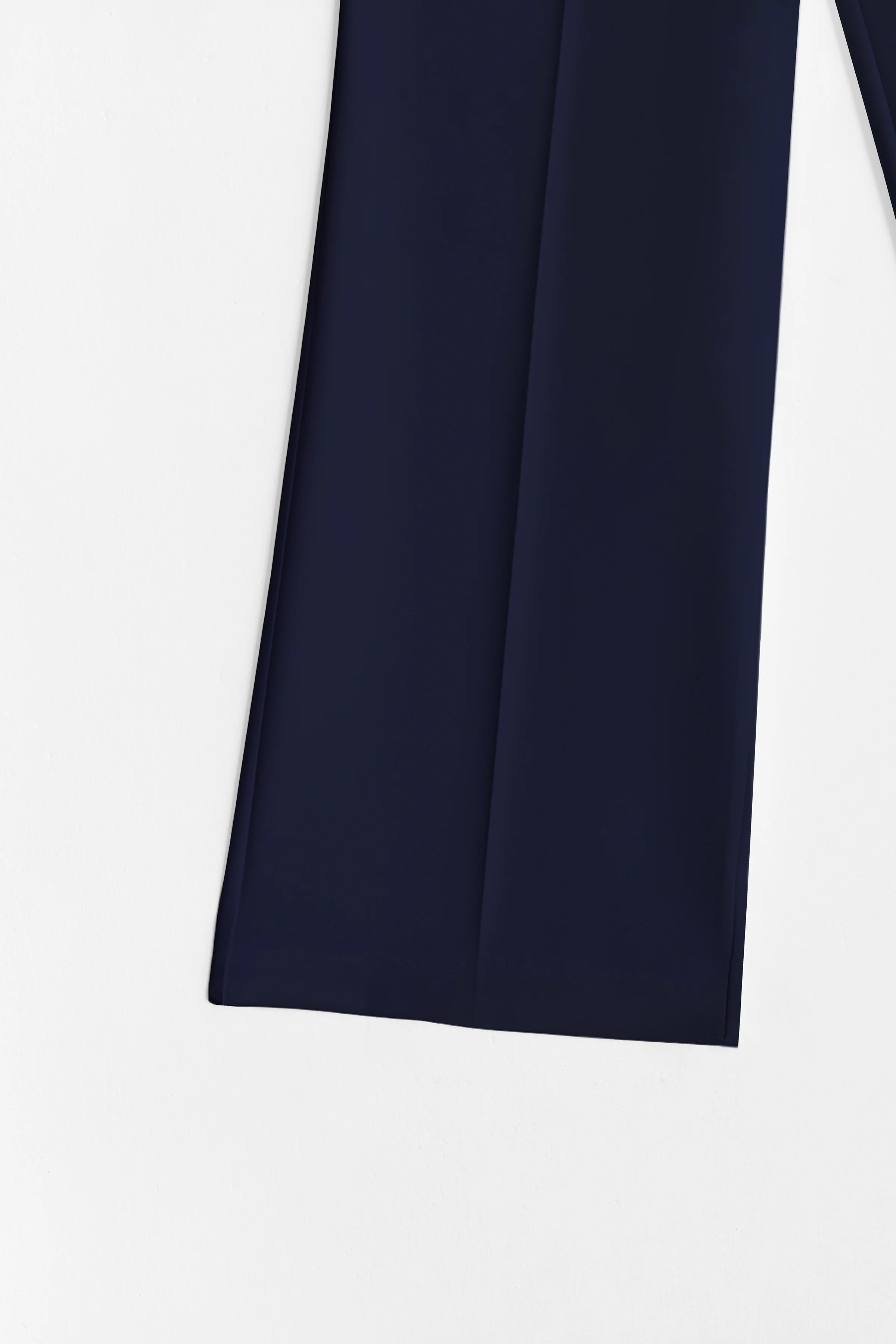 Beli Lastikli Culotte Pantolon - Lacivert