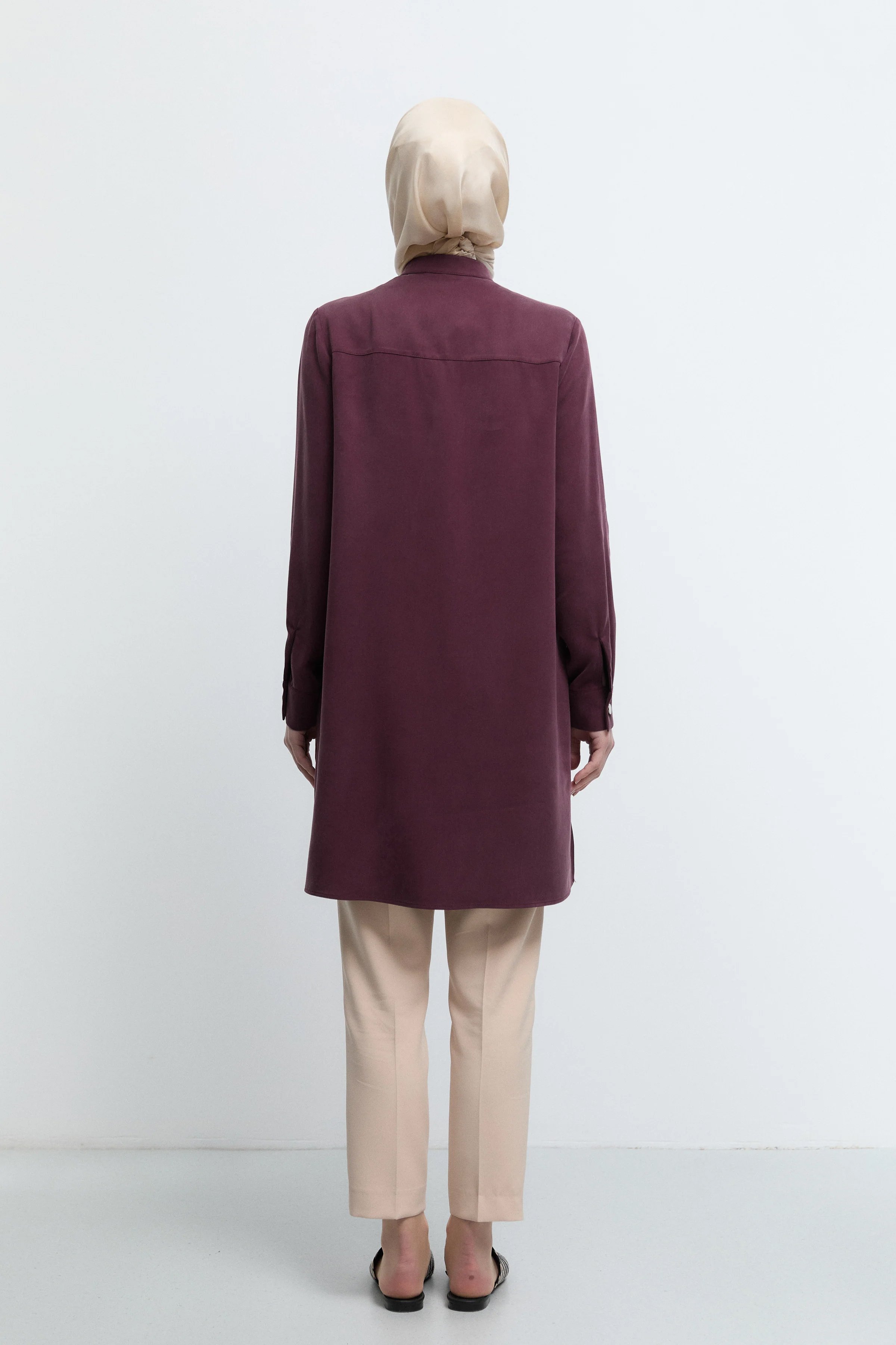 Beli Lastikli Pantolon - Bej