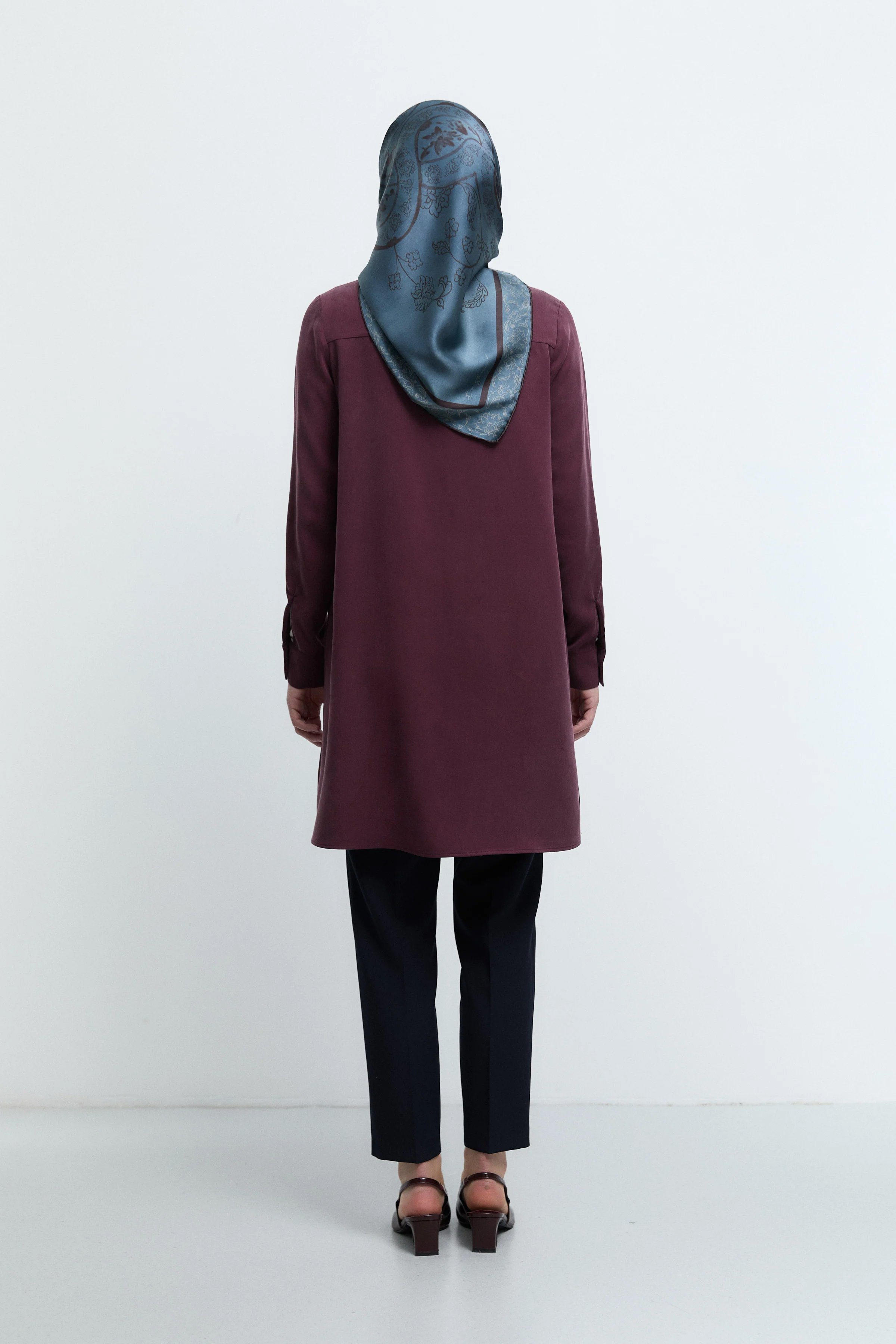 Beli Lastikli Pantolon - Lacivert