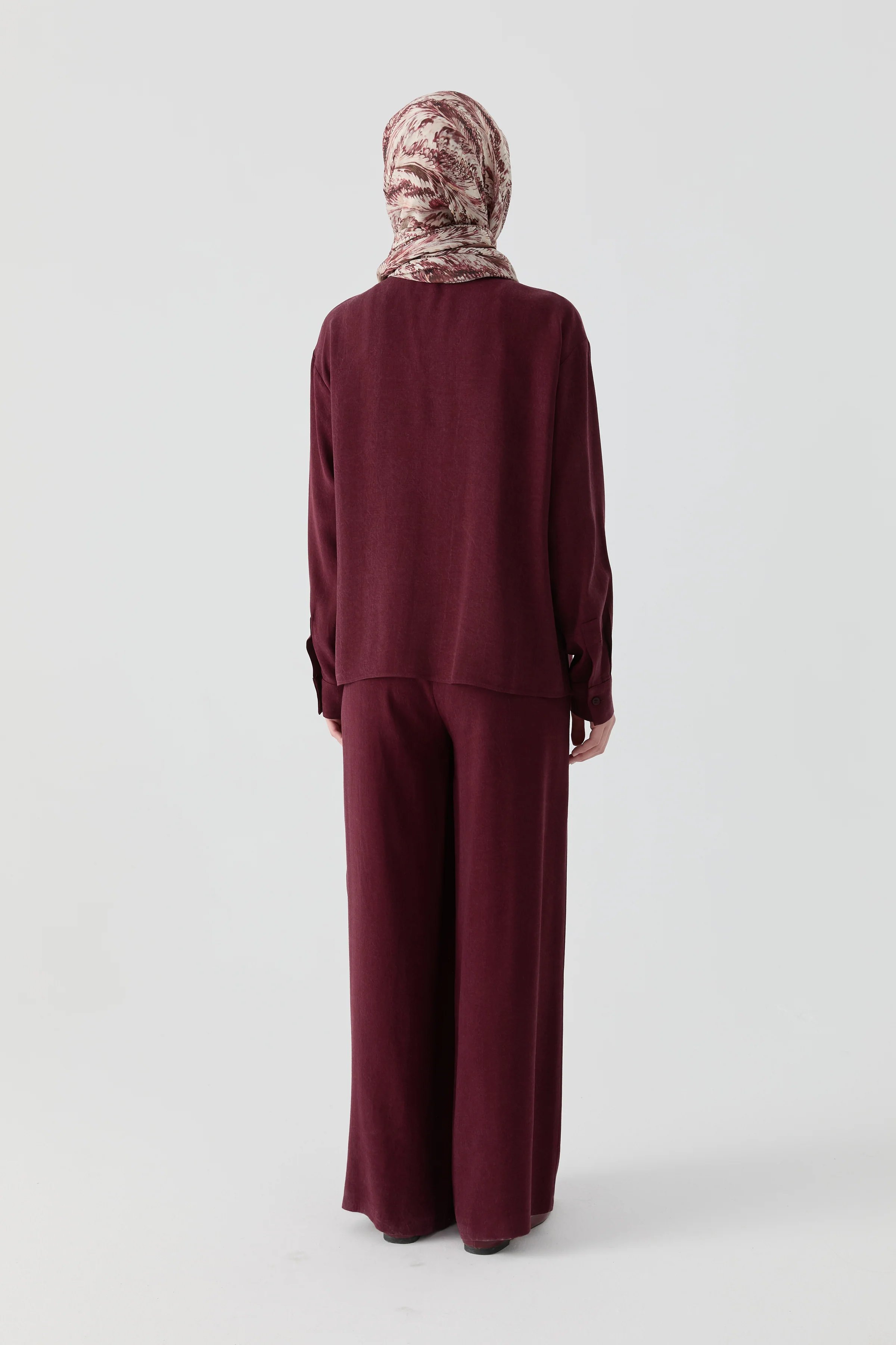 Bol Paça Pantolon - Bordo