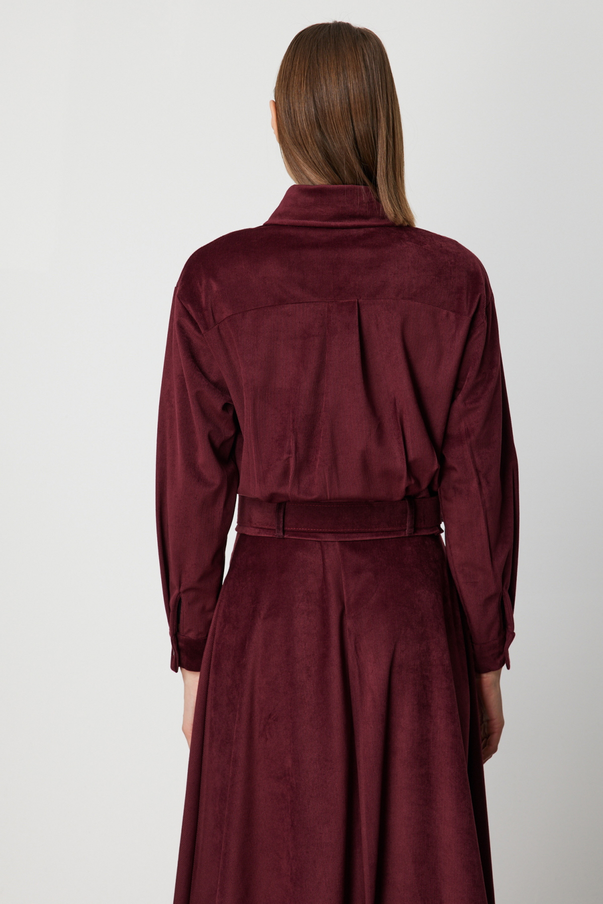 Ceket - Bordo