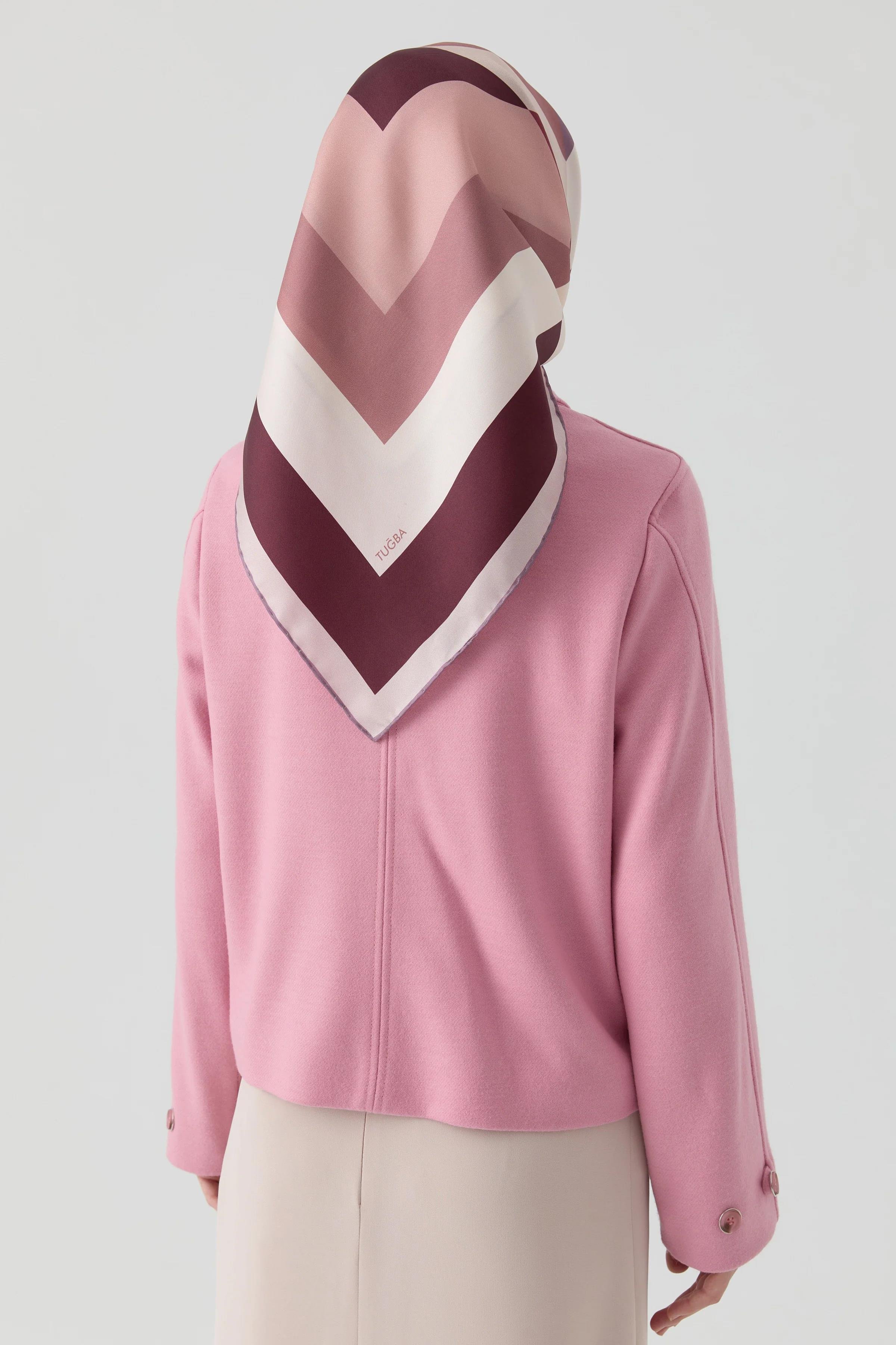 Kol Düğmeli Mini Keçe Ceket - Pembe