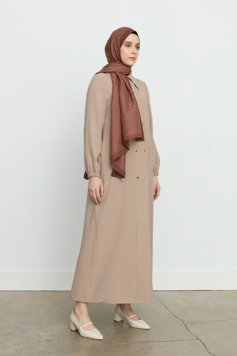 Yarım Kruvaze Ferace - Camel