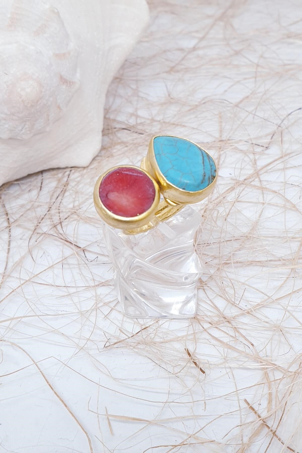 Havlit Doğal Taşlı Yüzük