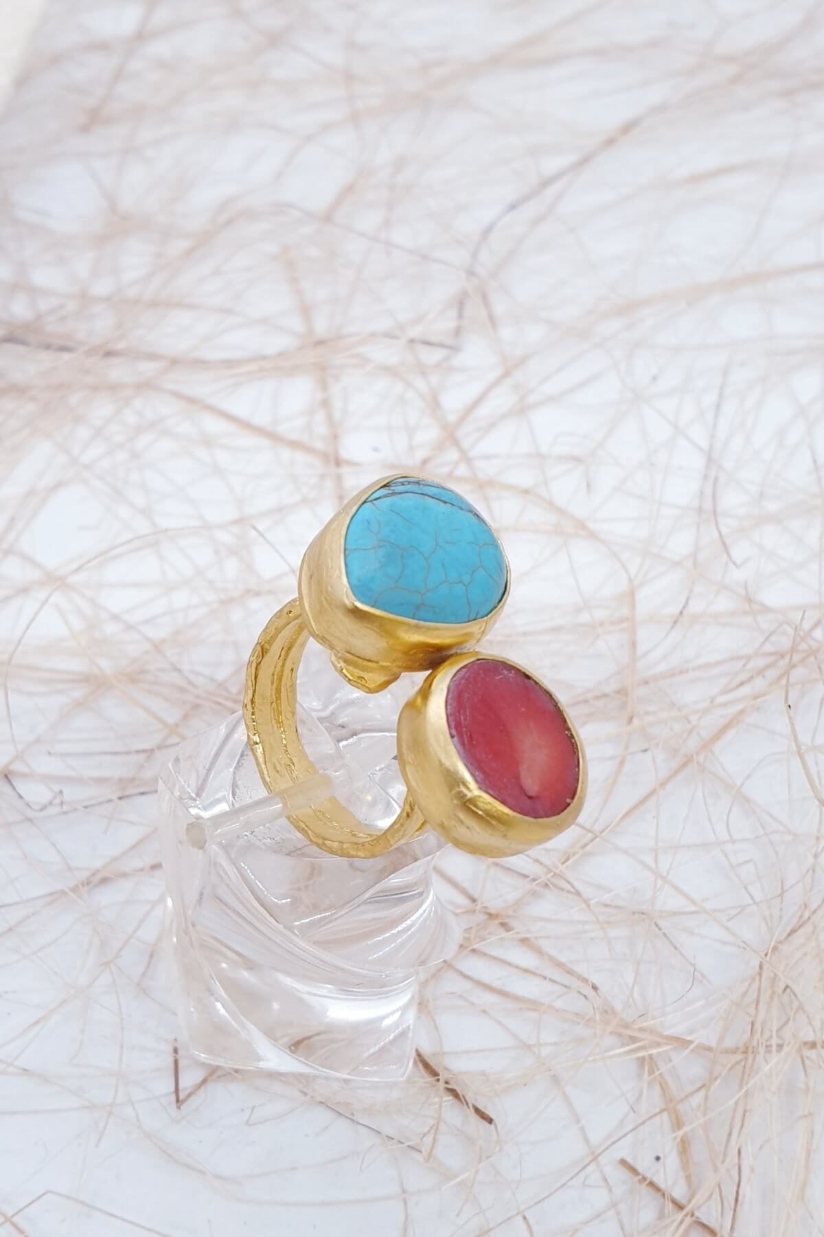 Havlit Doğal Taşlı Yüzük